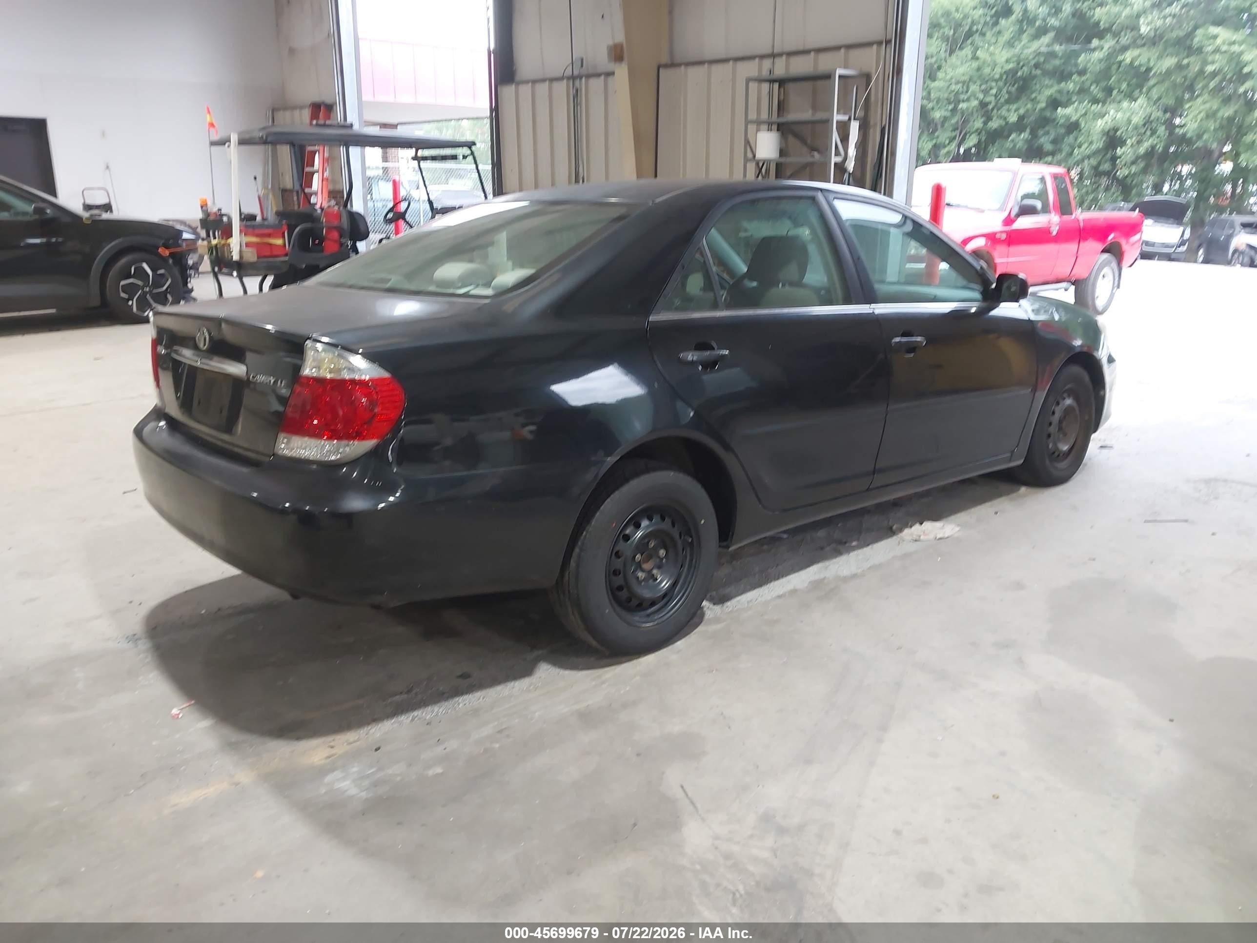 2005 Toyota Camry Le Black vin: 4T1BE32K35U068640