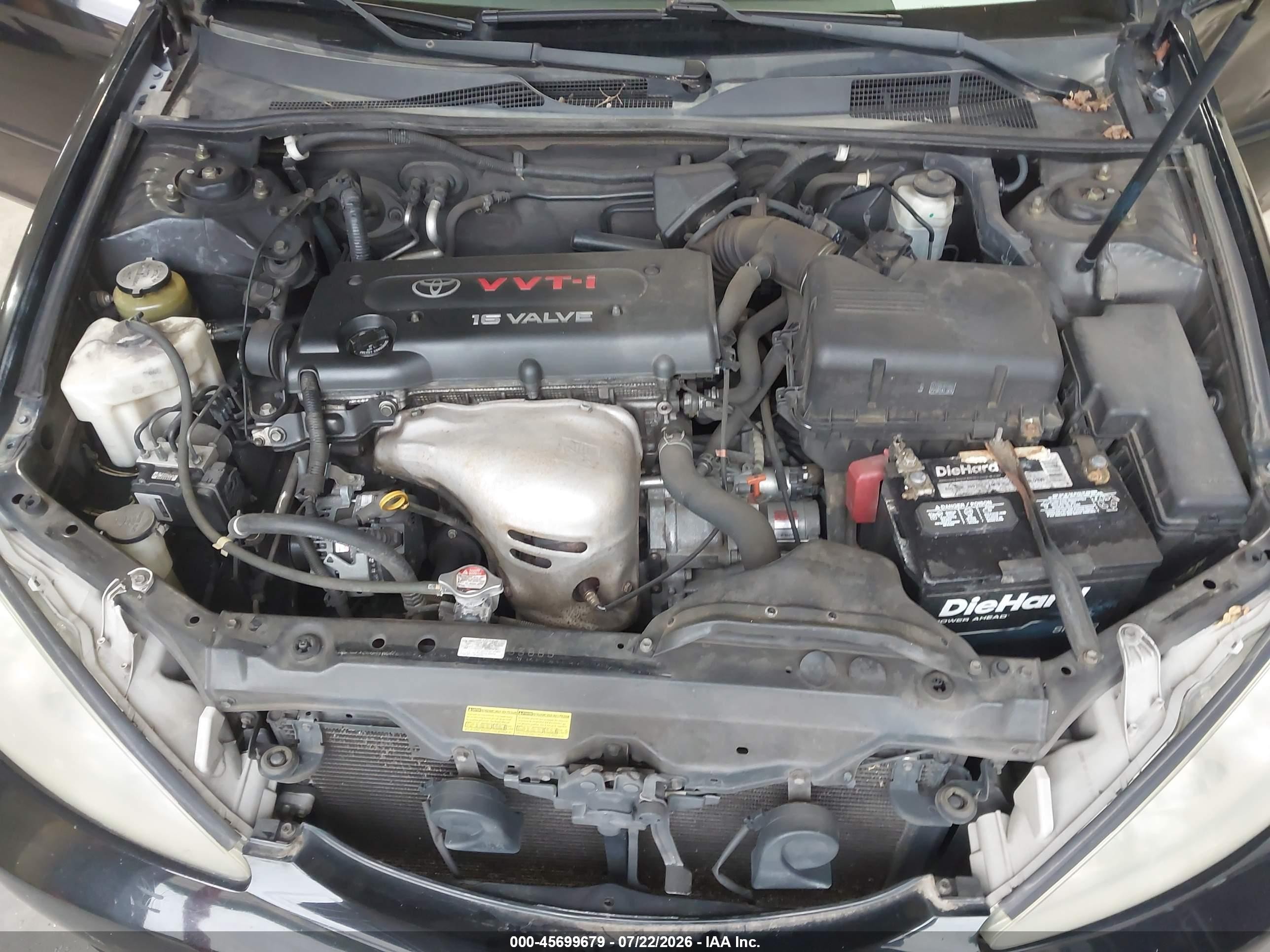 2005 Toyota Camry Le Black vin: 4T1BE32K35U068640