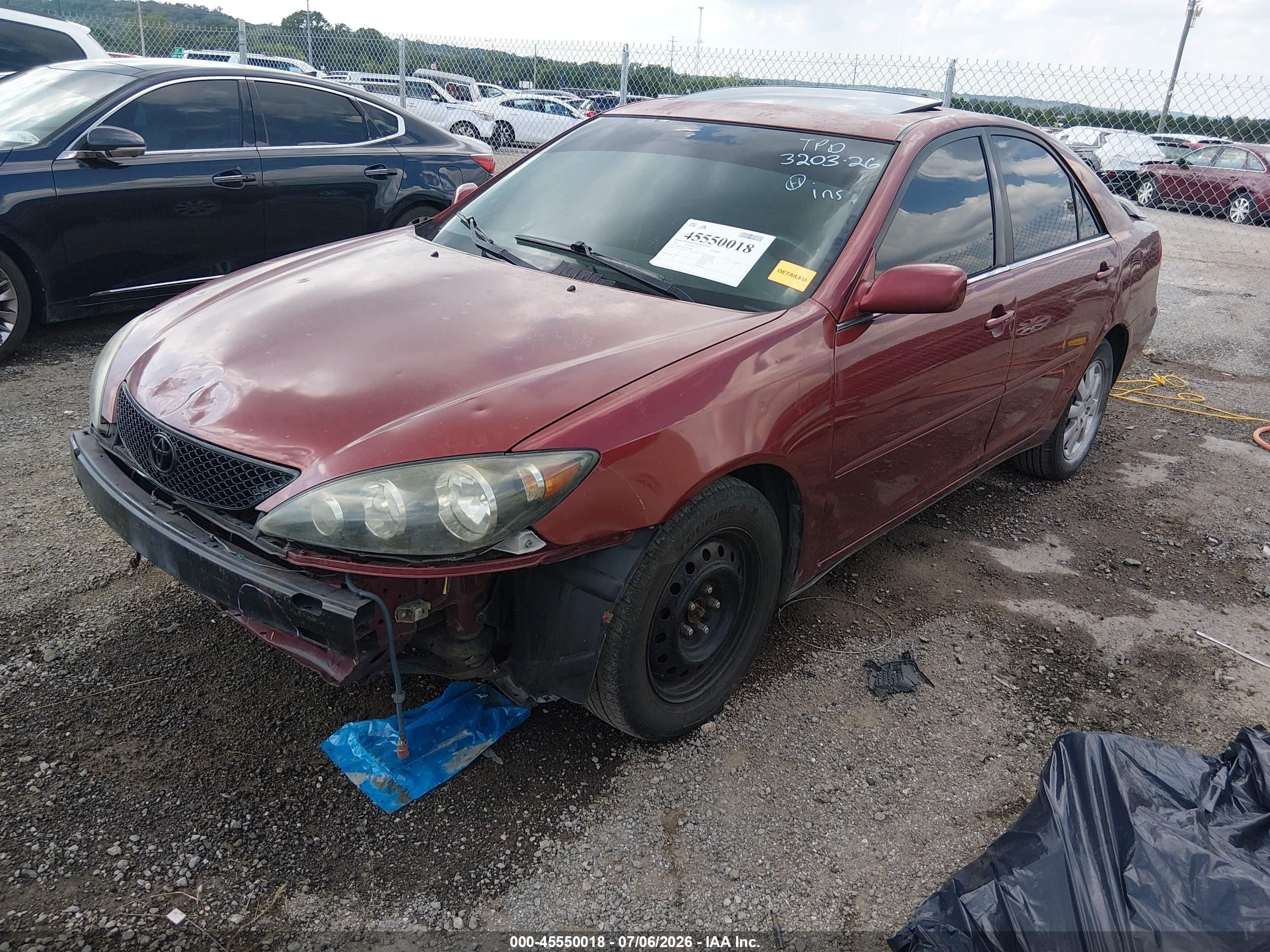 2005 Toyota Camry Se Red vin: 4T1BE32K35U074891