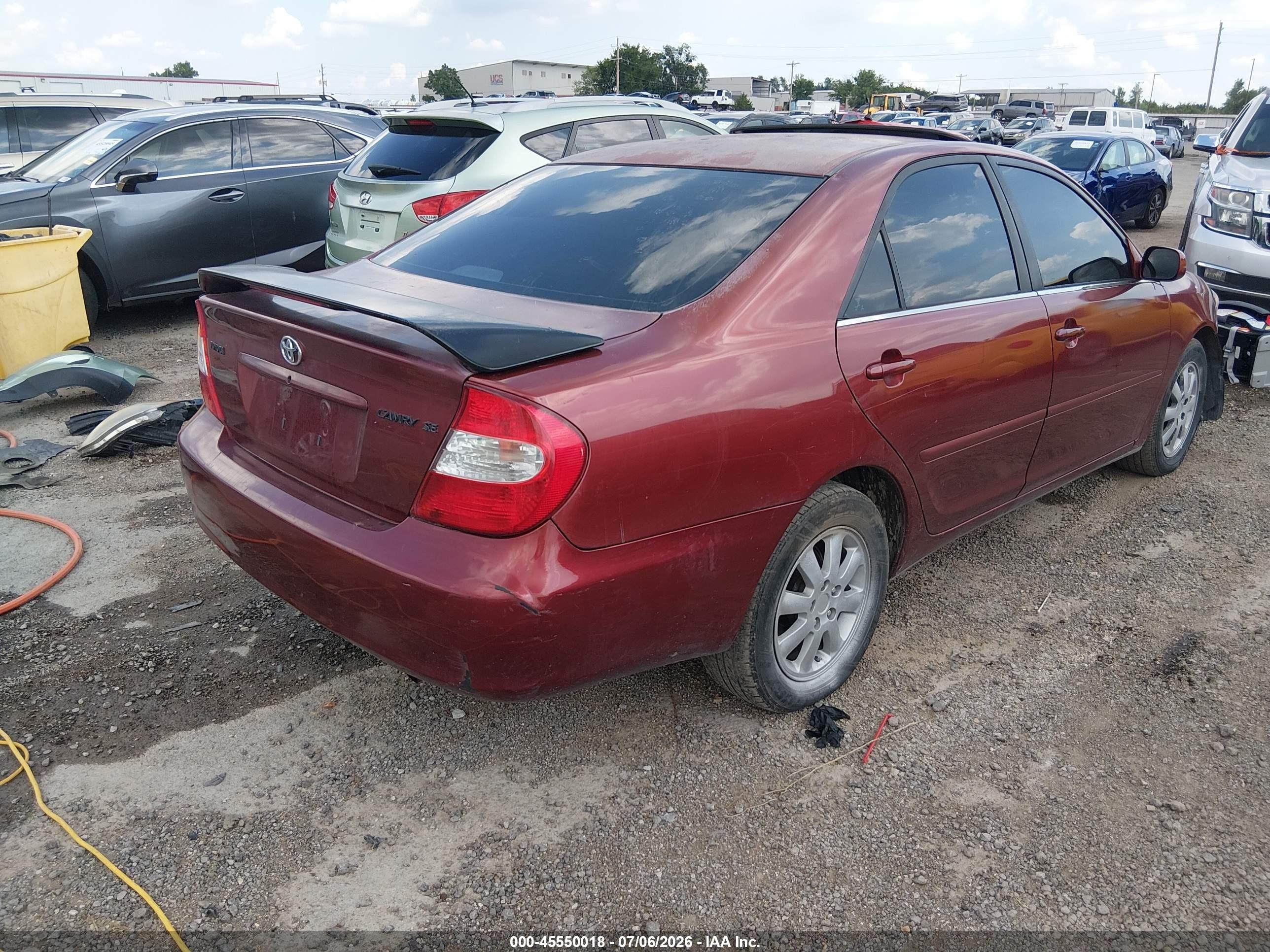 2005 Toyota Camry Se Red vin: 4T1BE32K35U074891