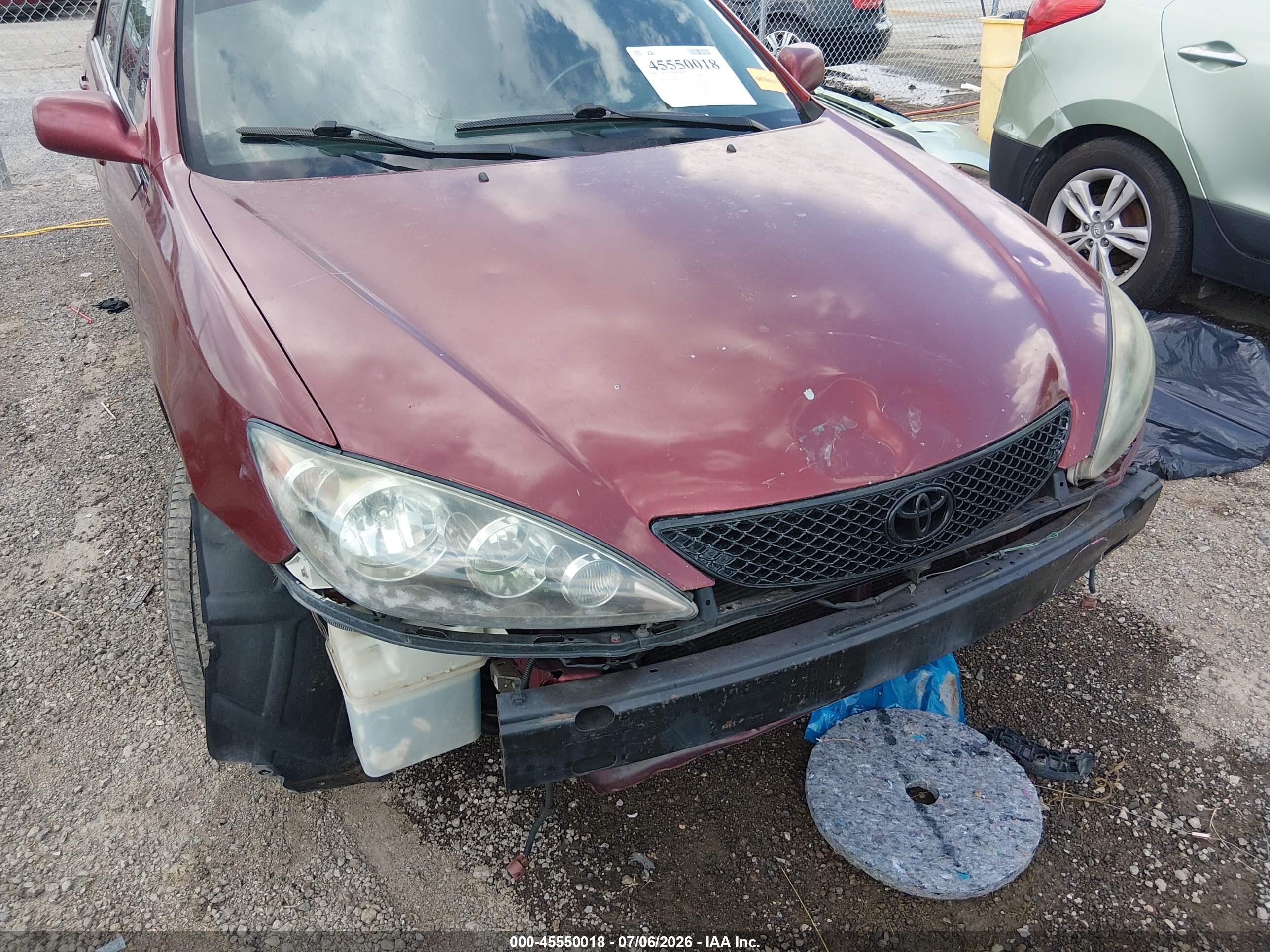 2005 Toyota Camry Se Red vin: 4T1BE32K35U074891