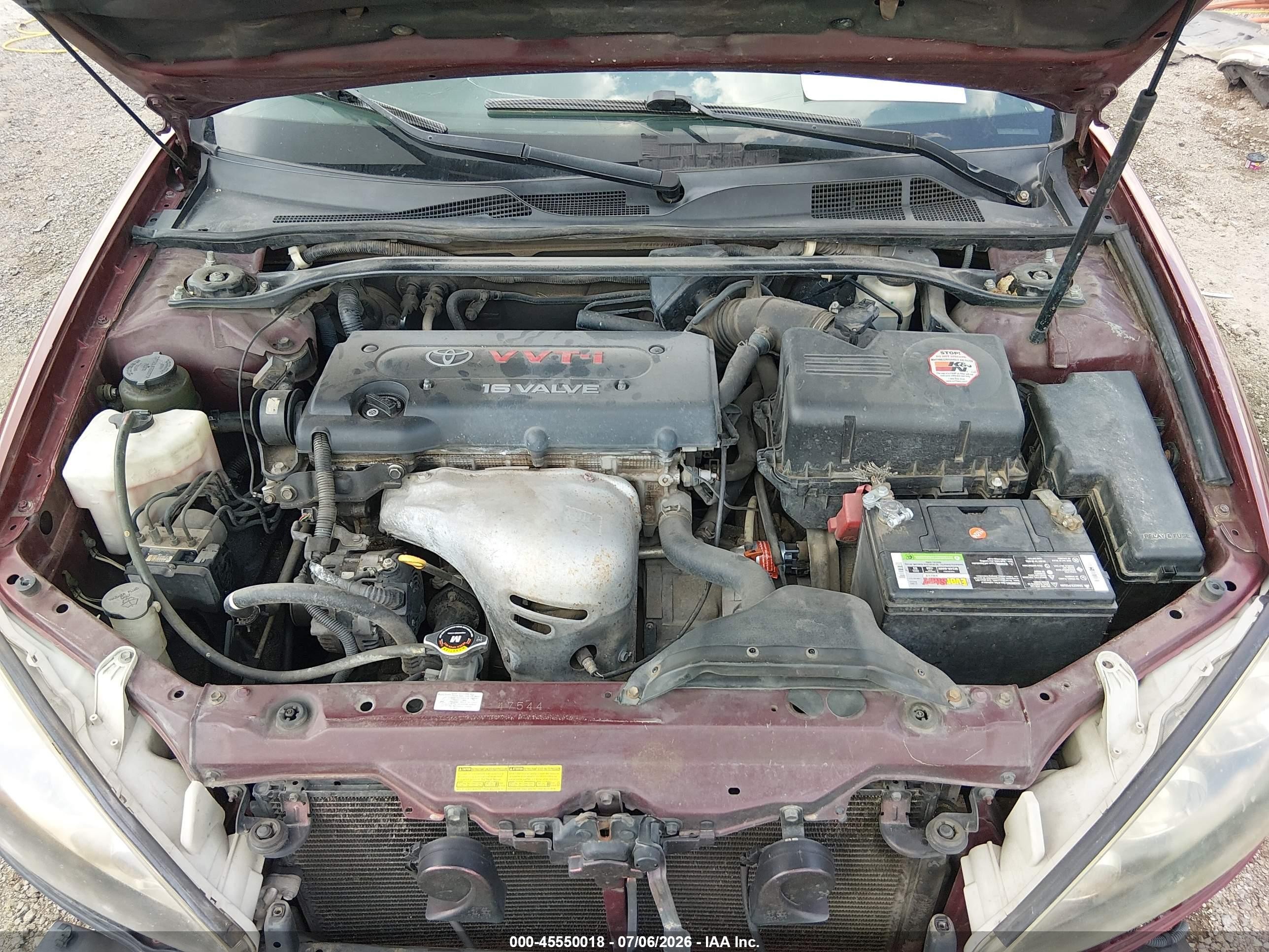 2005 Toyota Camry Se Red vin: 4T1BE32K35U074891