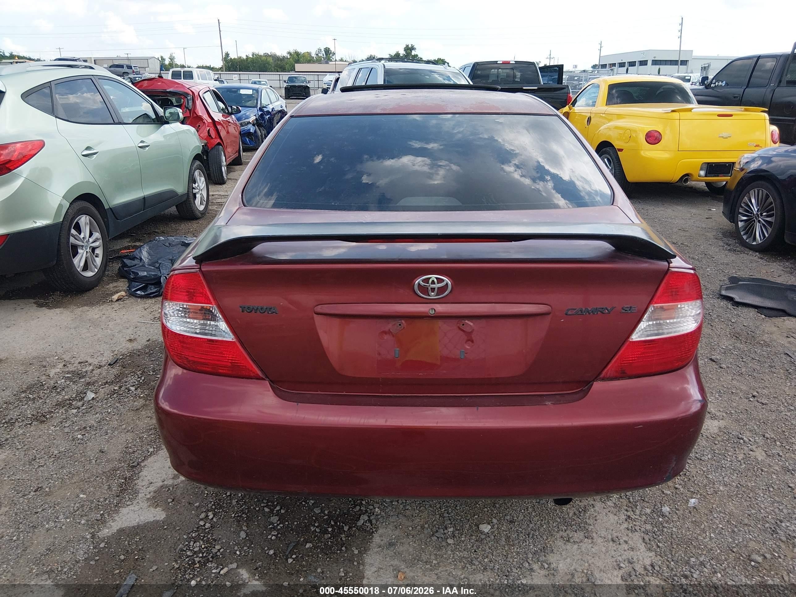 2005 Toyota Camry Se Red vin: 4T1BE32K35U074891