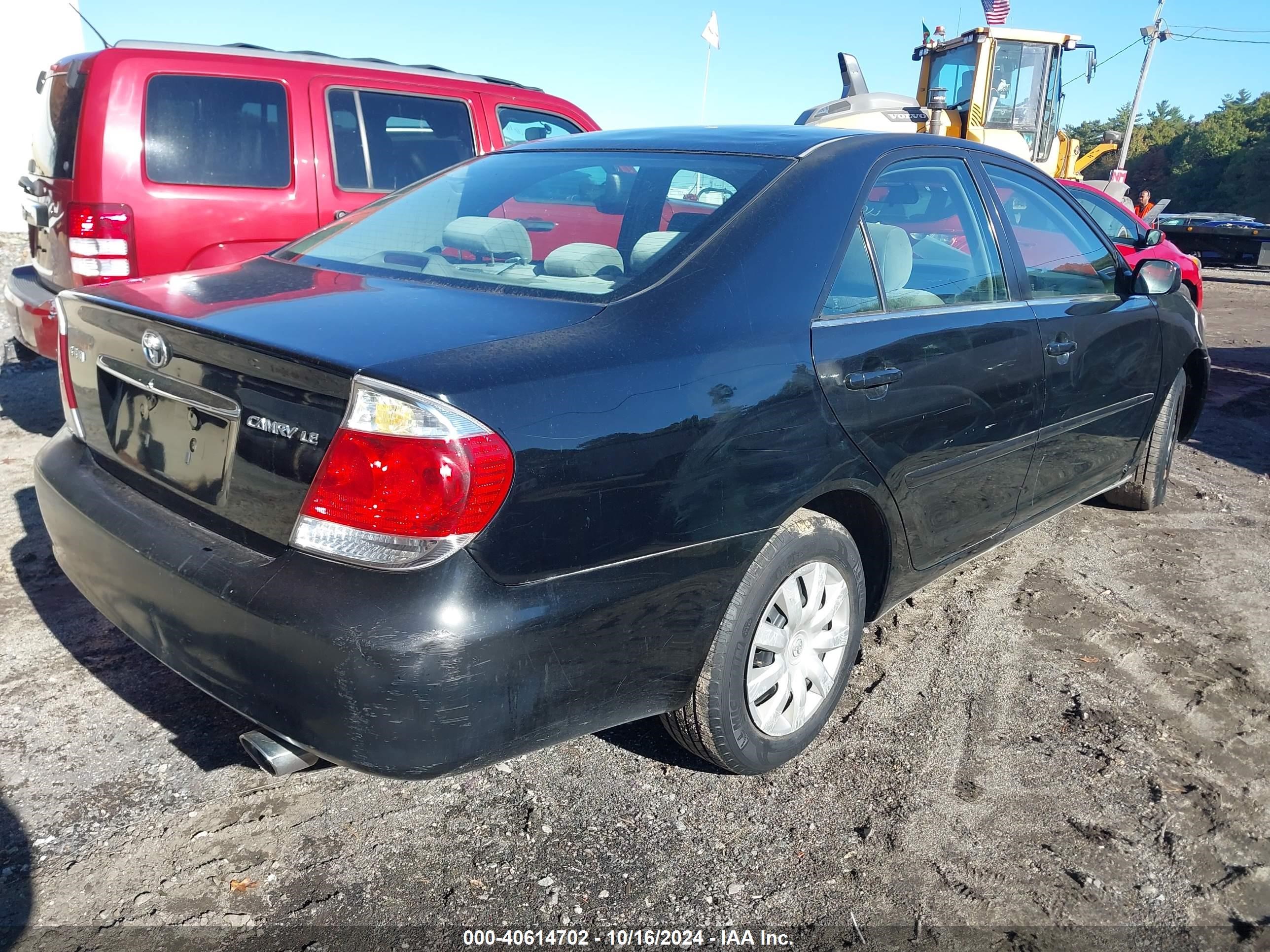 2005 Toyota Camry Le Black vin: 4T1BE32K35U407669