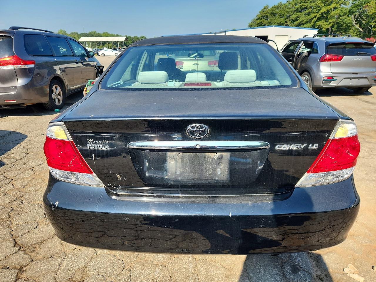 2005 Toyota Camry Le Black vin: 4T1BE32K35U433348