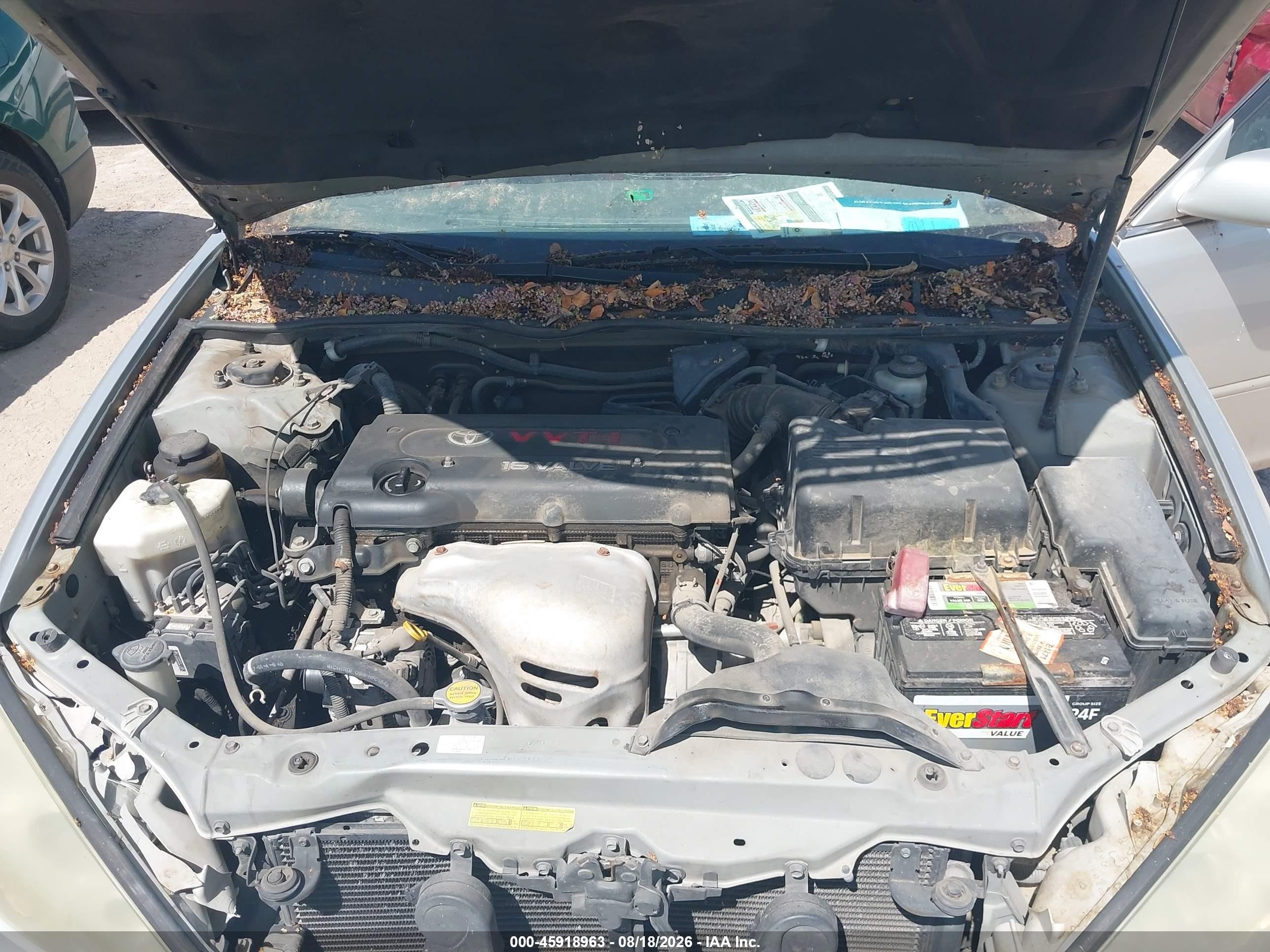 2005 Toyota Camry Le Gray vin: 4T1BE32K35U557653
