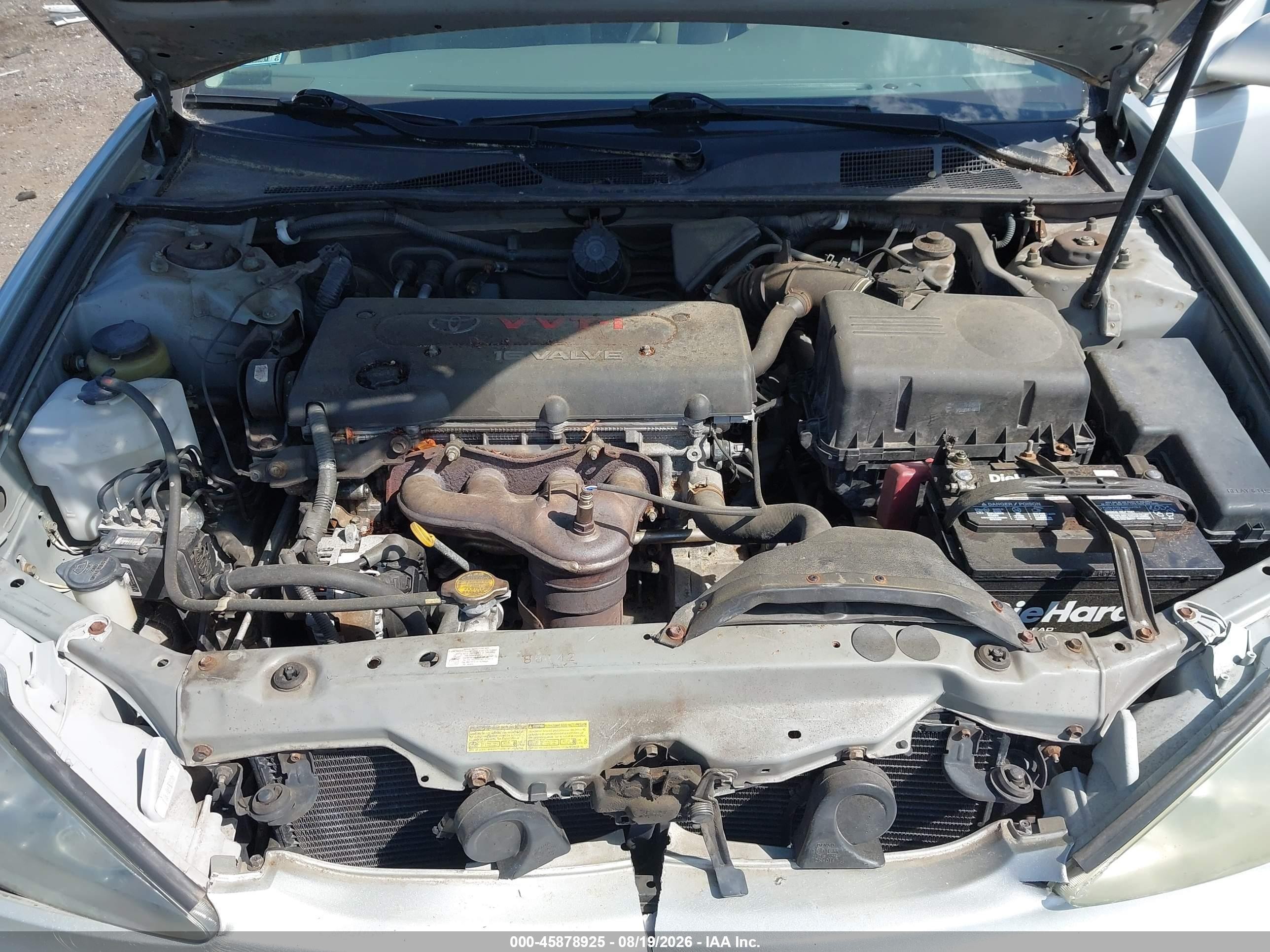 2005 Toyota Camry Le Silver vin: 4T1BE32K35U964520