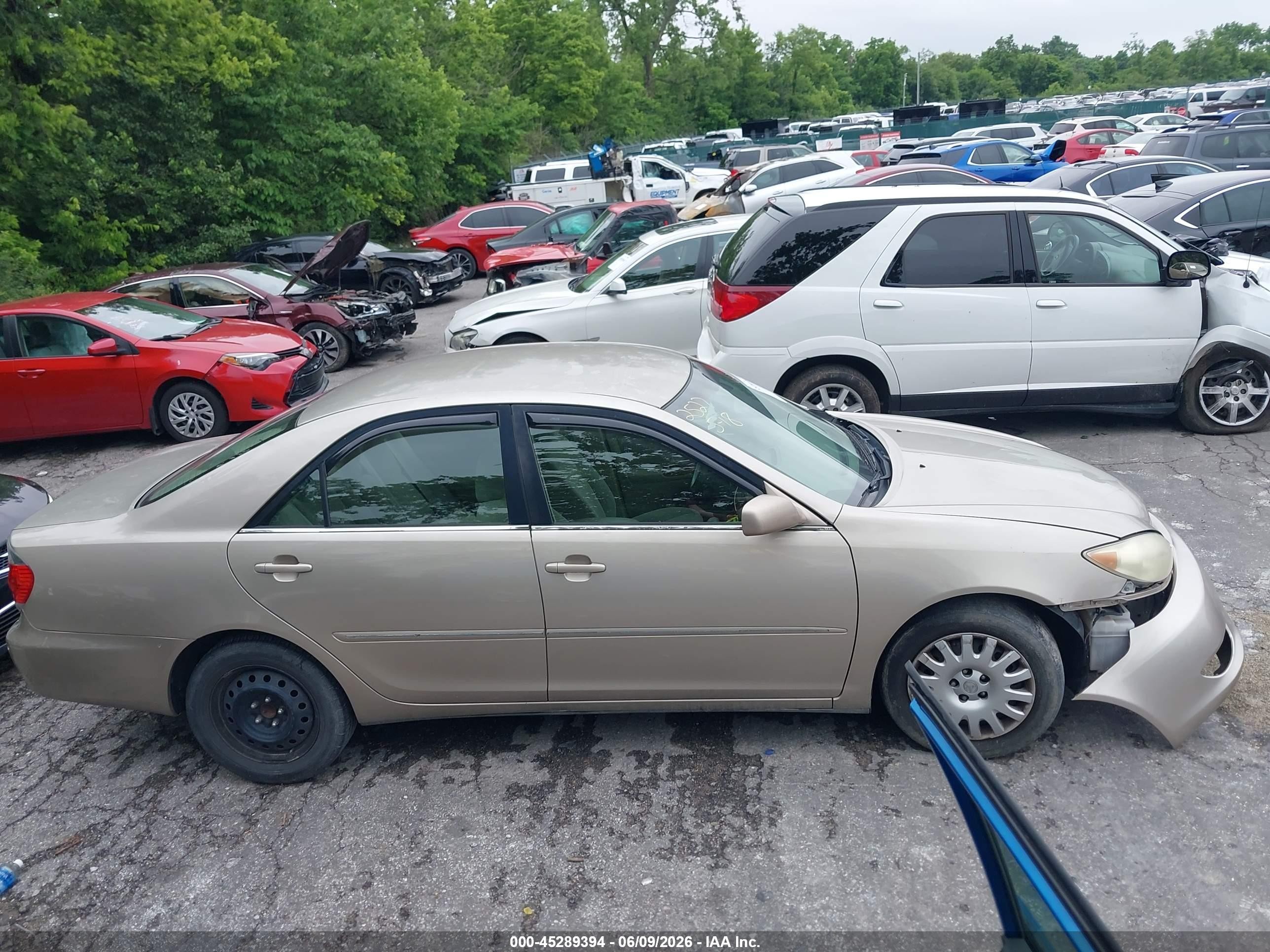 2005 Toyota Camry Xle Beige vin: 4T1BE32K35U992527