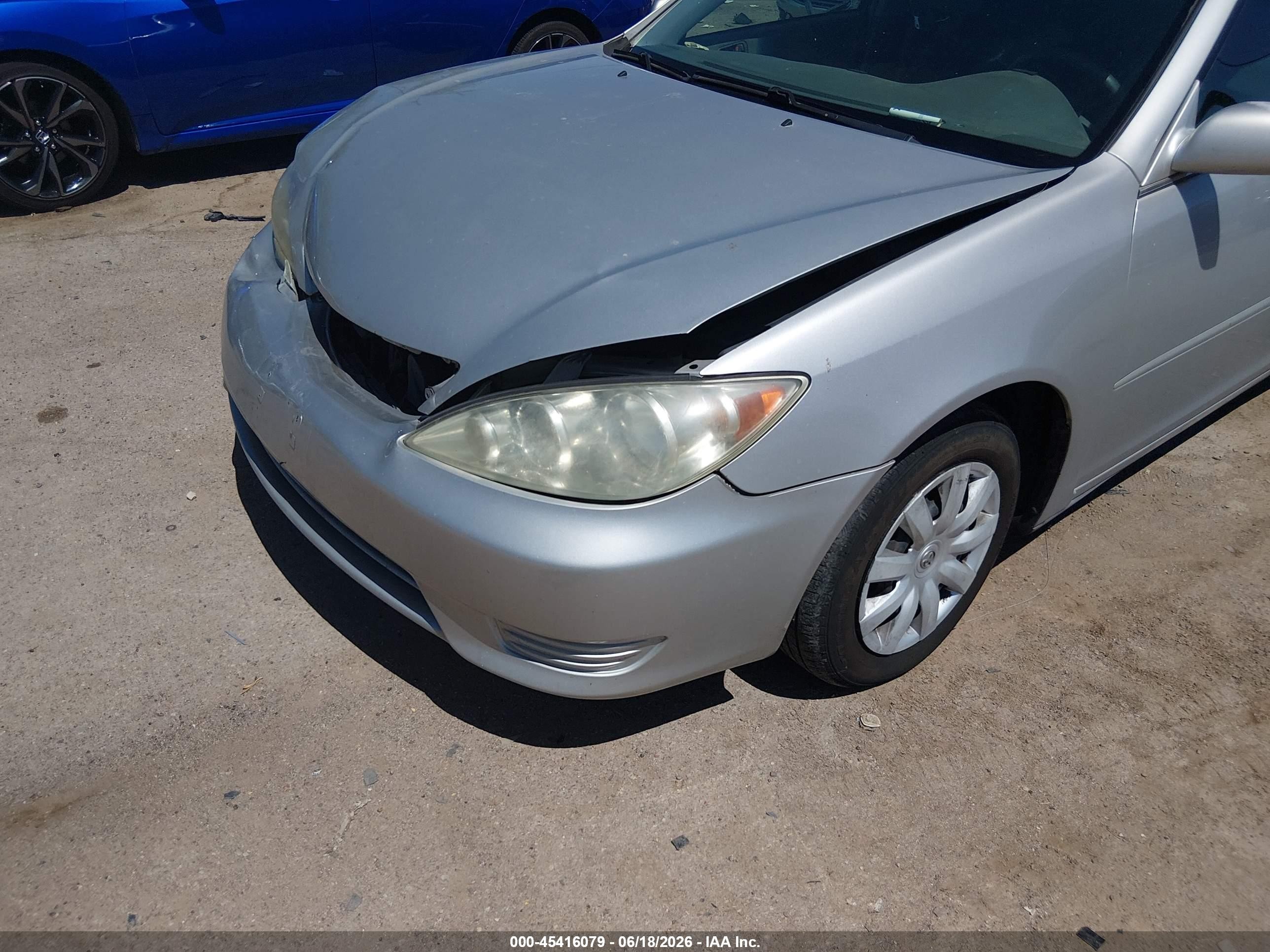 2006 Toyota Camry Le Silver vin: 4T1BE32K36U134248