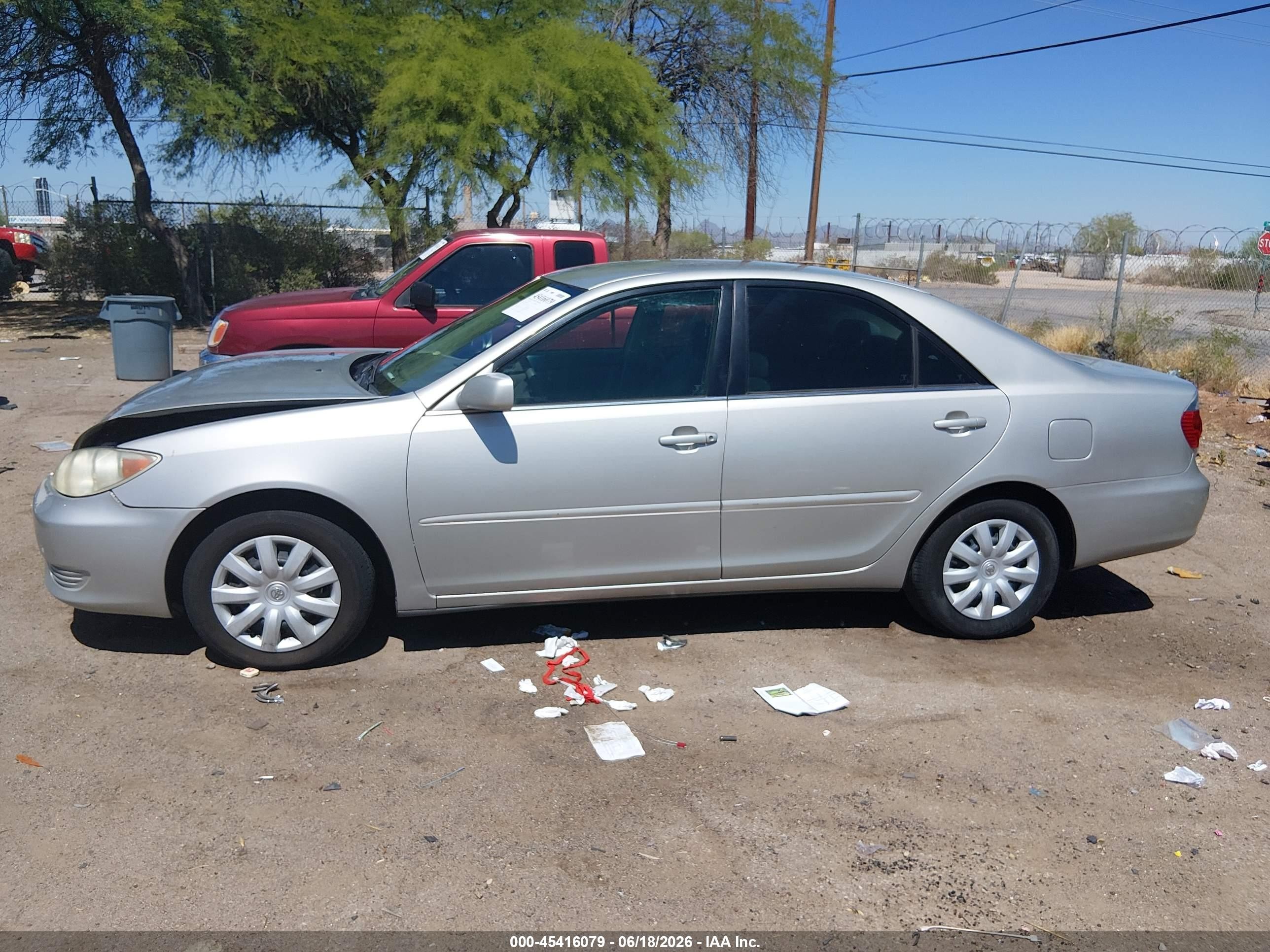 2006 Toyota Camry Le Silver vin: 4T1BE32K36U134248