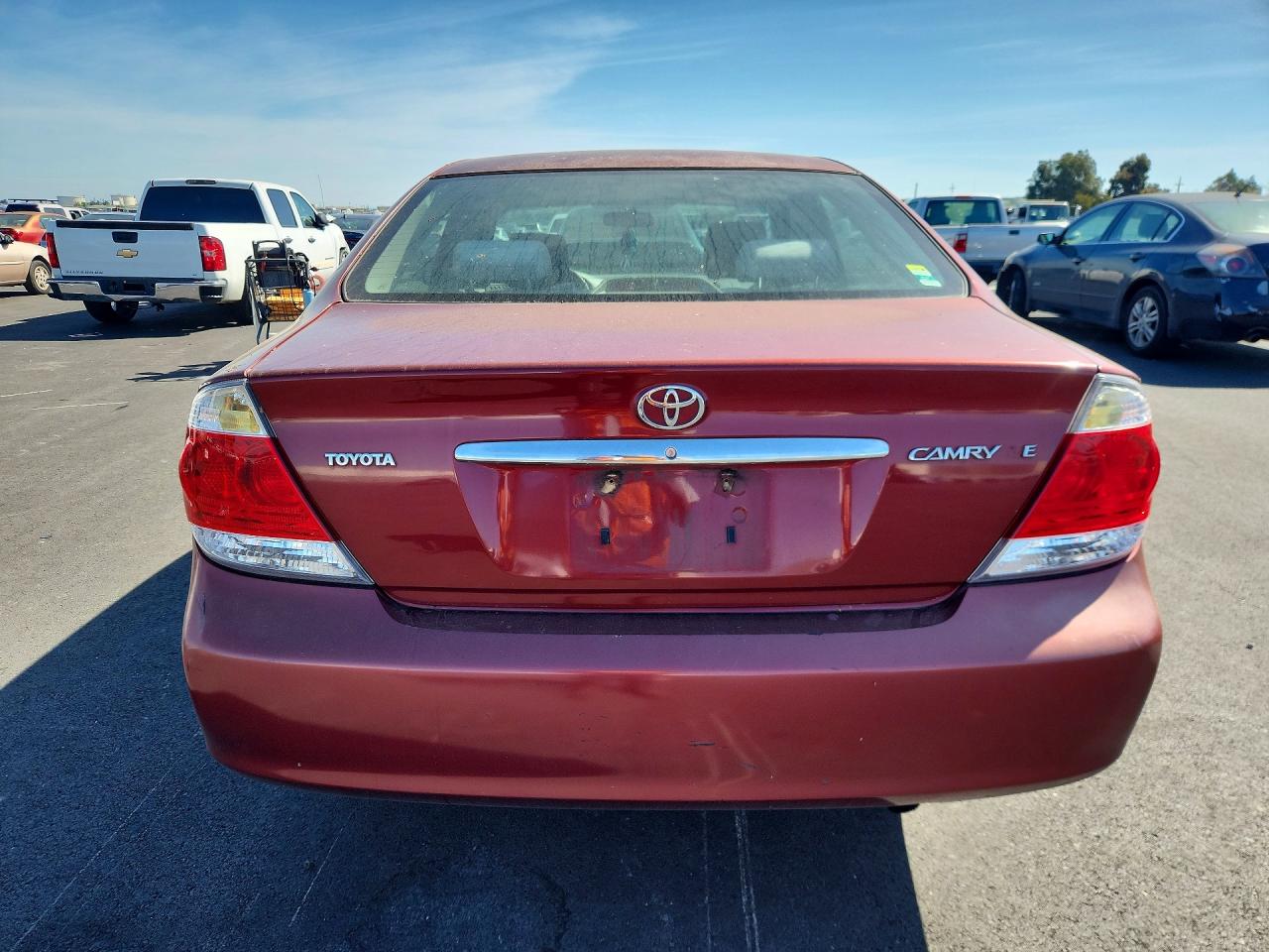 2006 Toyota Camry Le Burgundy vin: 4T1BE32K36U148585