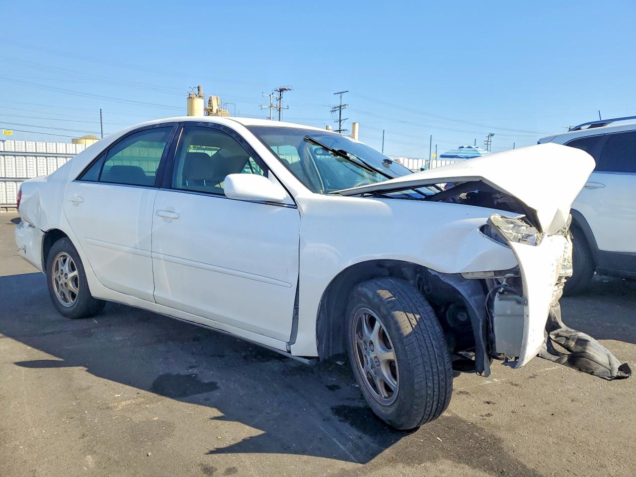 2006 Toyota Camry Le White vin: 4T1BE32K36U669385