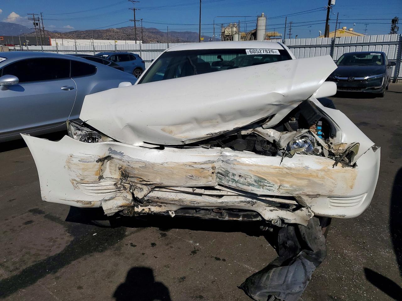 2006 Toyota Camry Le White vin: 4T1BE32K36U669385