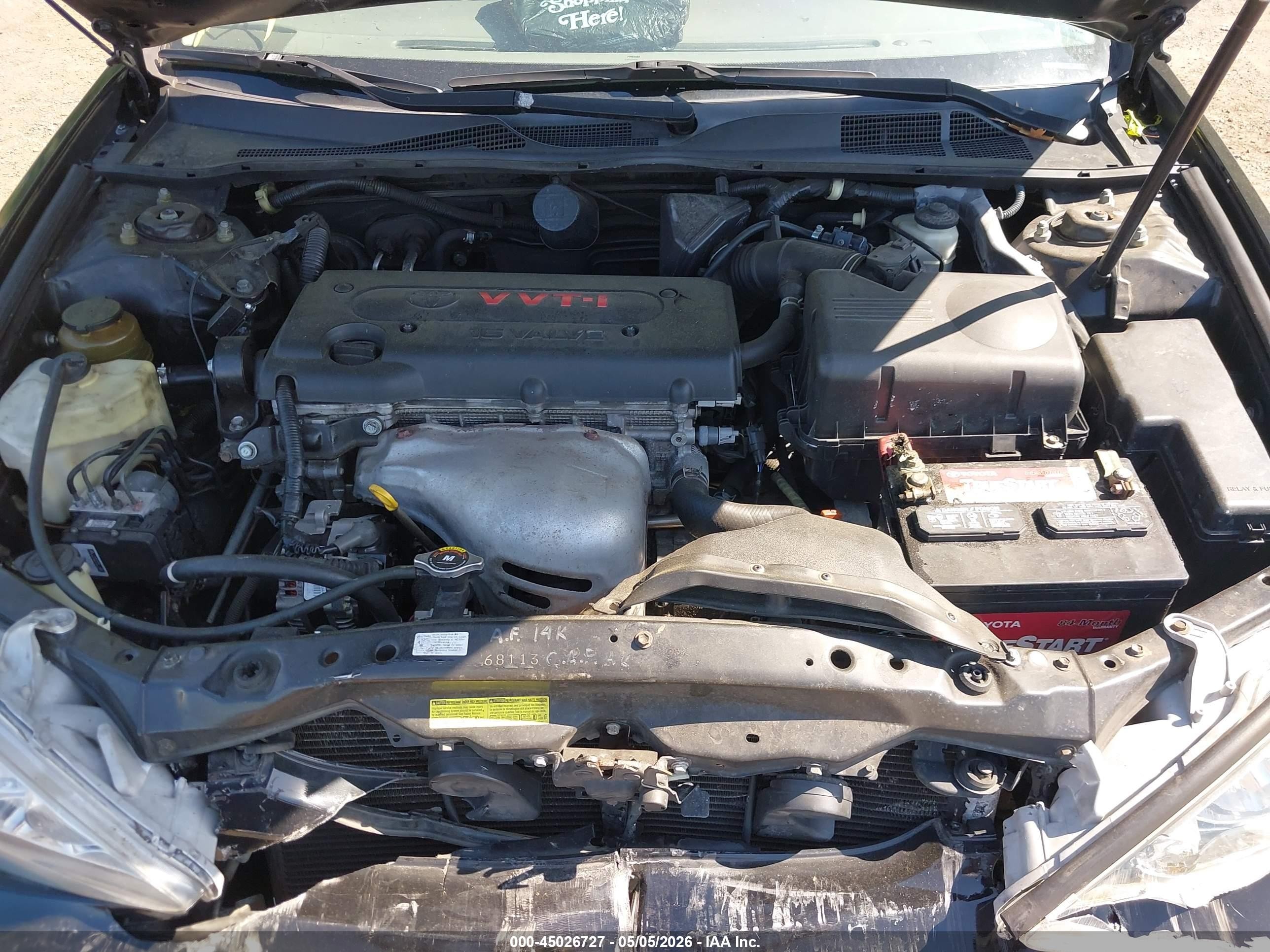 2006 Toyota Camry Le Черный vin: 4T1BE32K36U672710