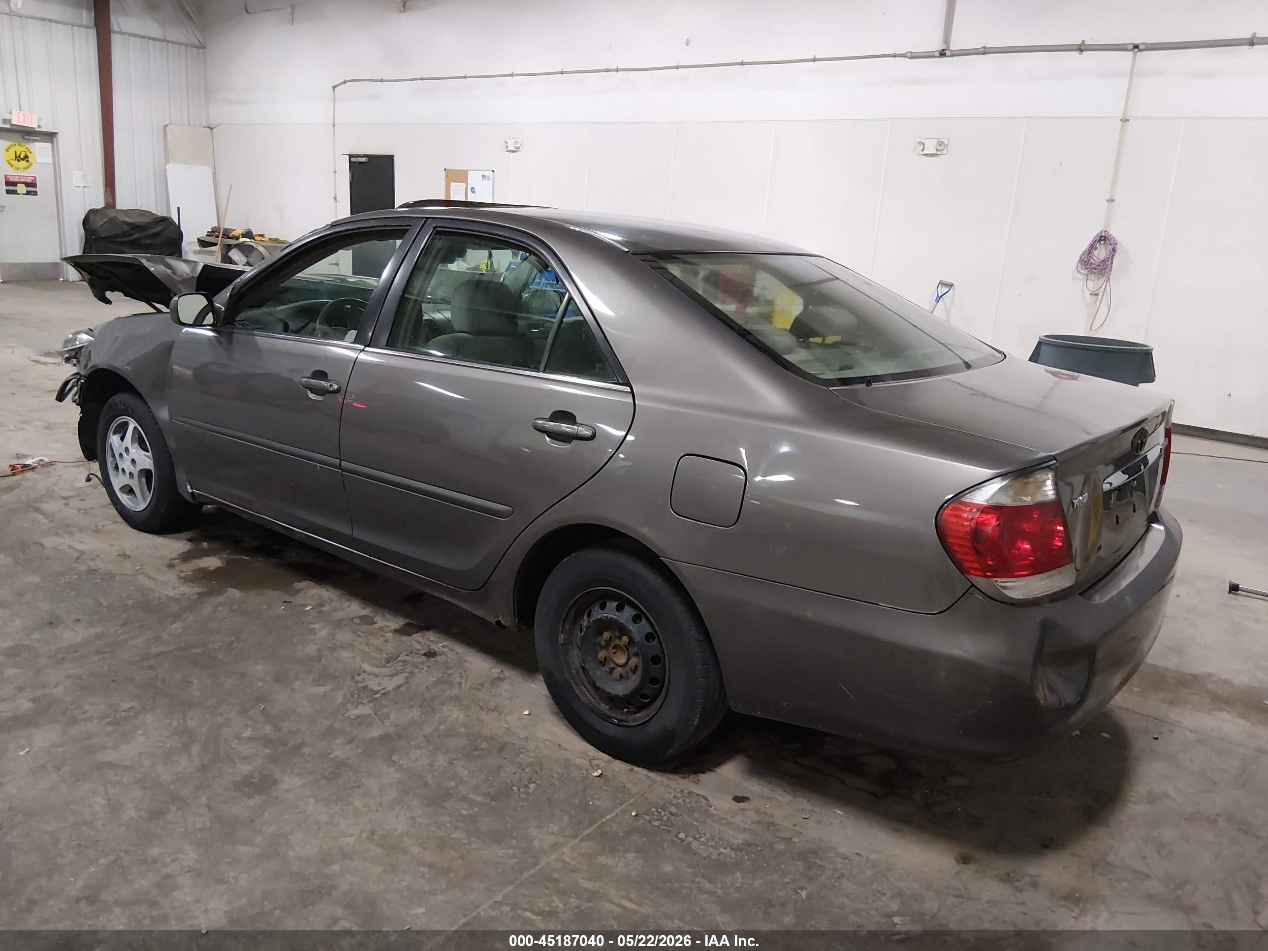 2006 Toyota Camry Le Gray vin: 4T1BE32K36U673906