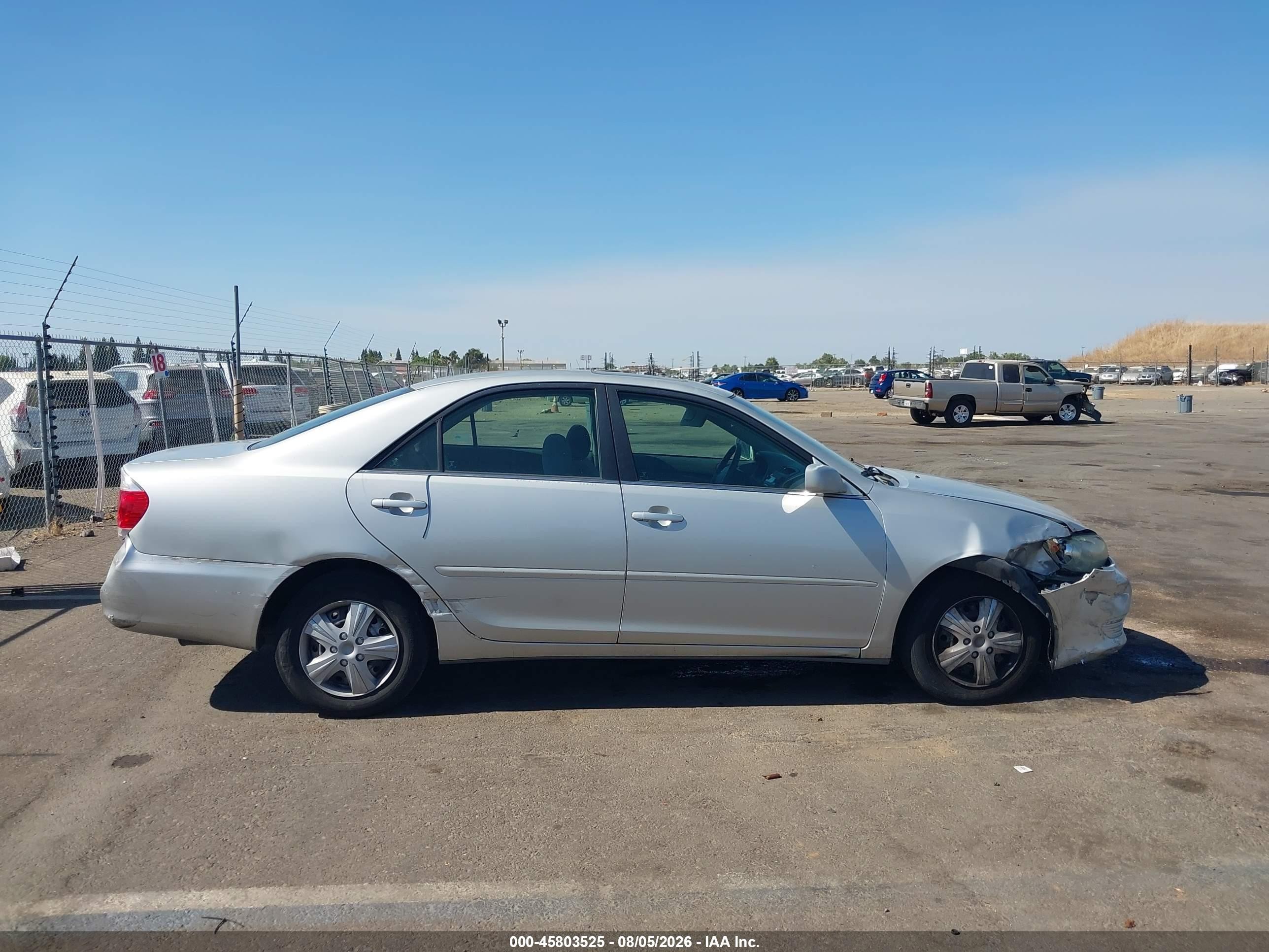 2006 Toyota Camry Le Silver vin: 4T1BE32K36U688986