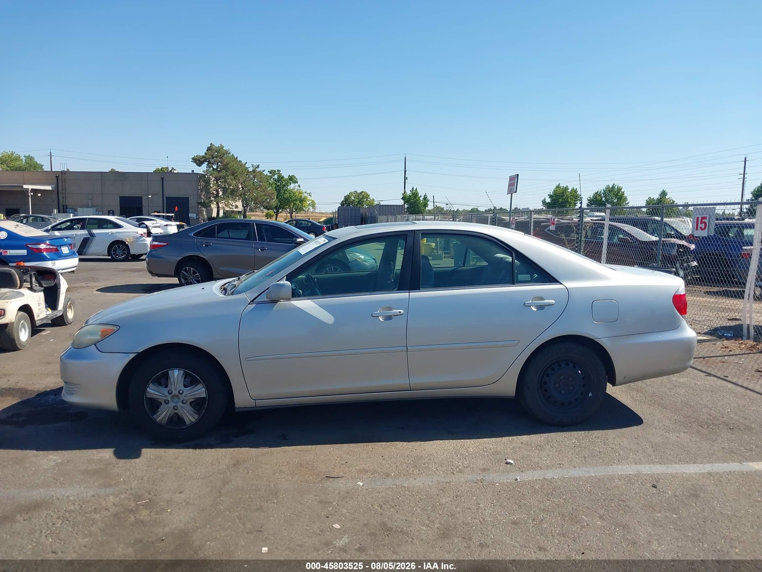 2006 Toyota Camry Le Silver vin: 4T1BE32K36U688986
