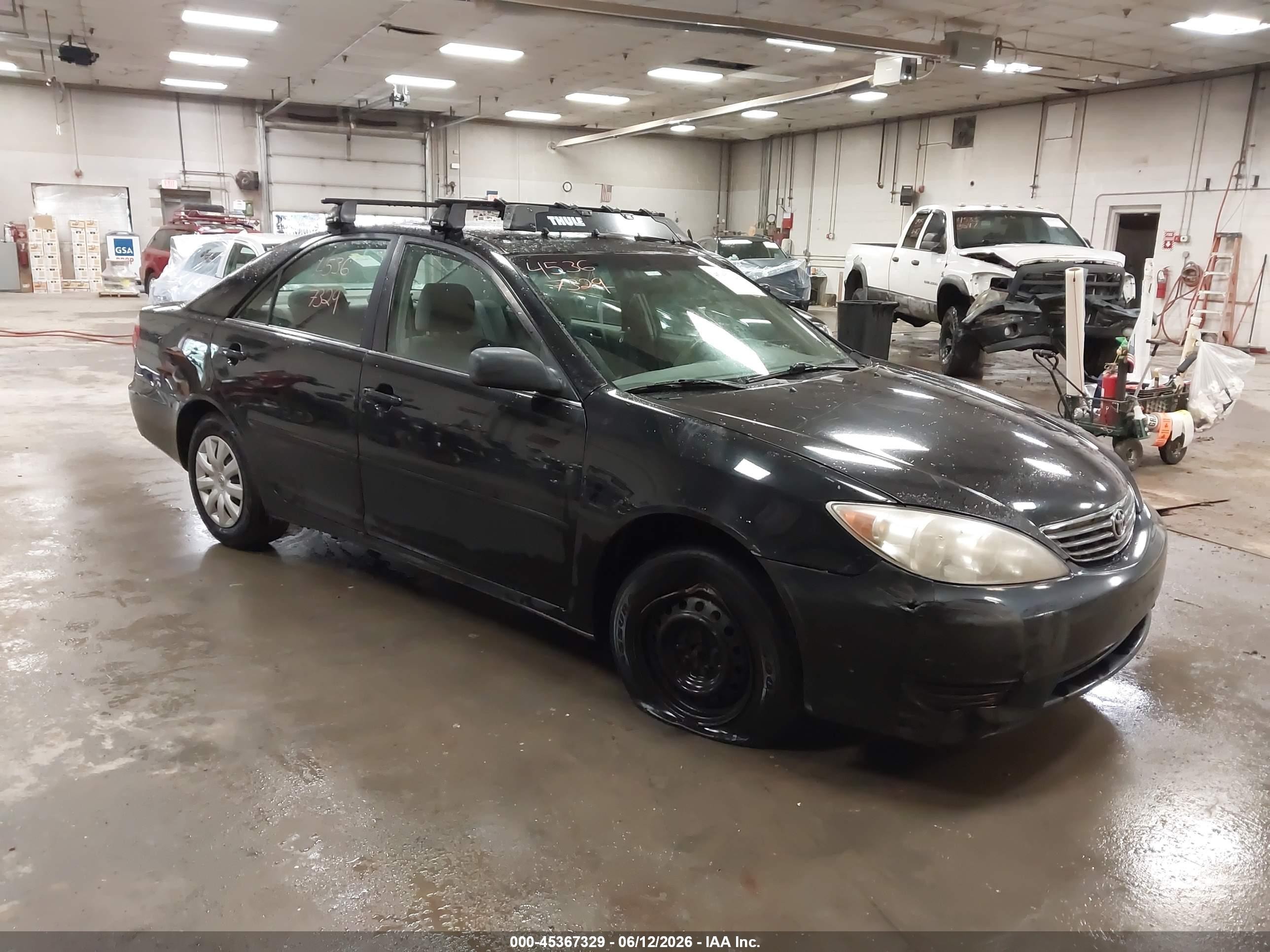 2006 Toyota Camry Std Черный vin: 4T1BE32K36U712445