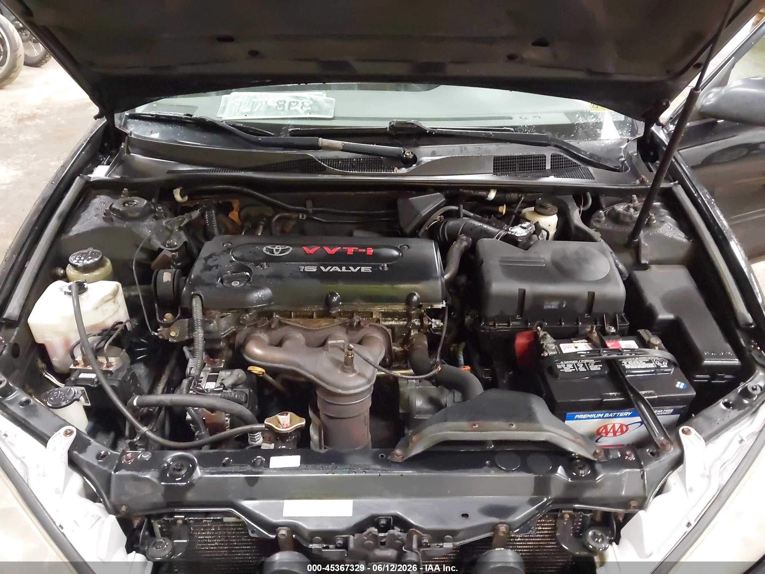 2006 Toyota Camry Std Черный vin: 4T1BE32K36U712445