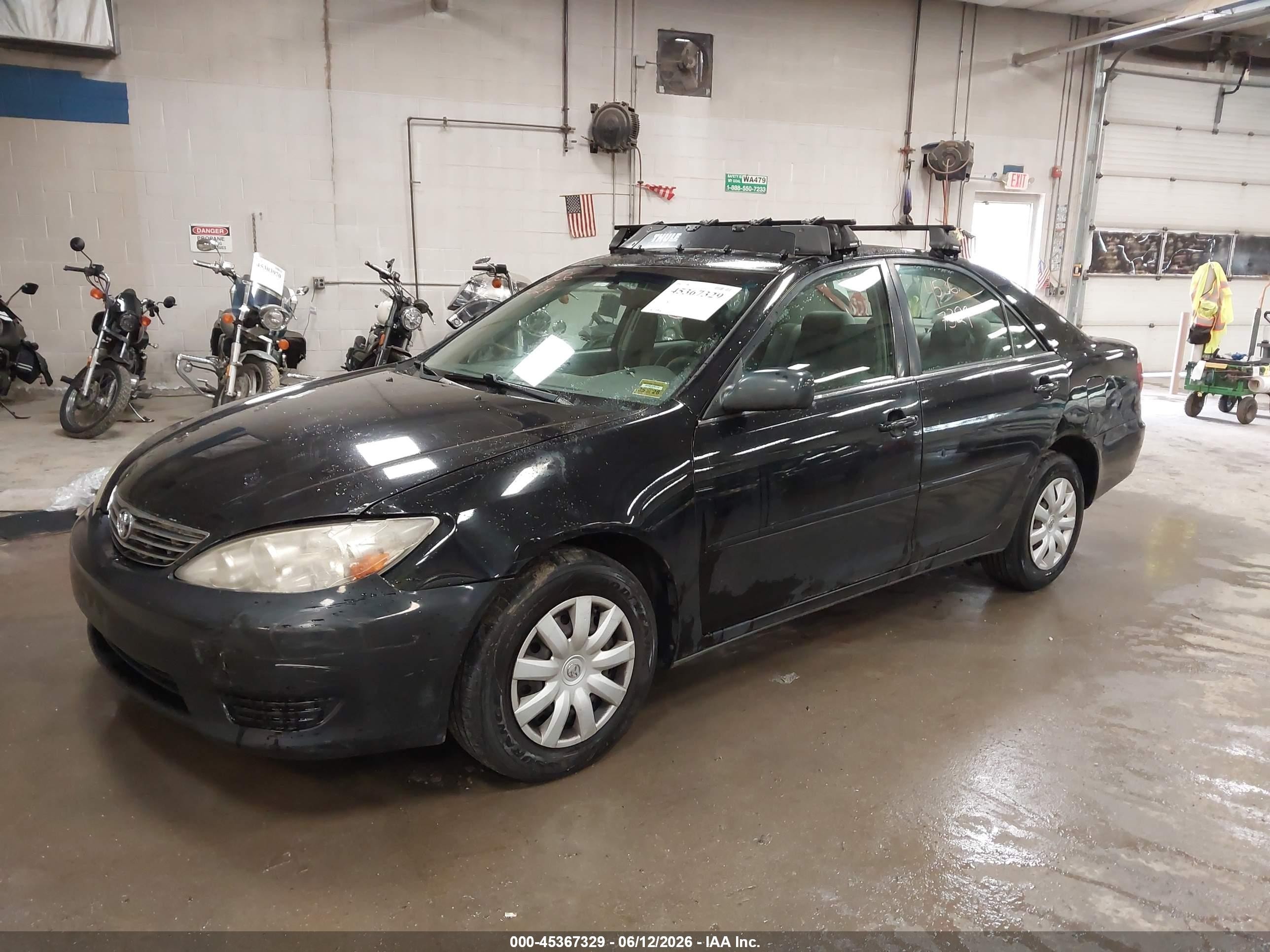 2006 Toyota Camry Std Черный vin: 4T1BE32K36U712445