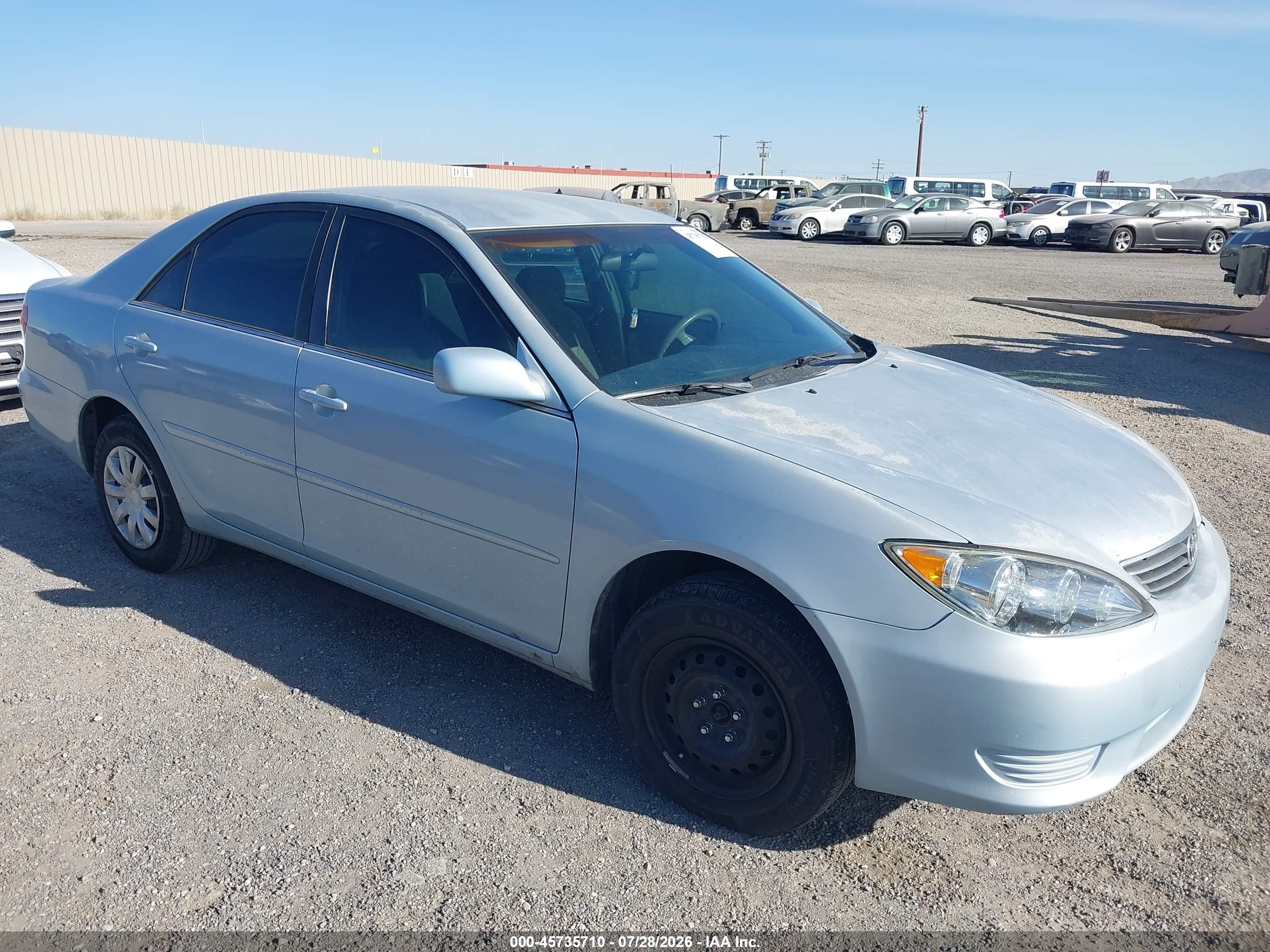 2006 Toyota Camry Le Light Blue vin: 4T1BE32K36U724126