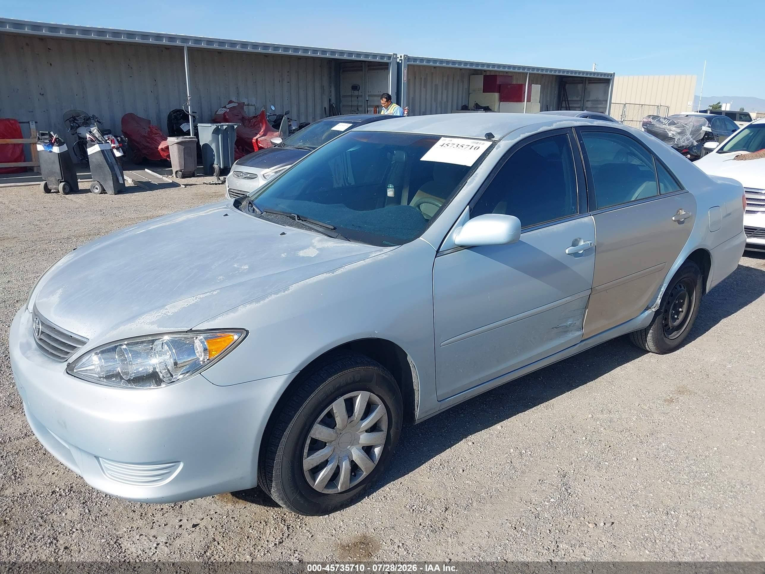 2006 Toyota Camry Le Light Blue vin: 4T1BE32K36U724126