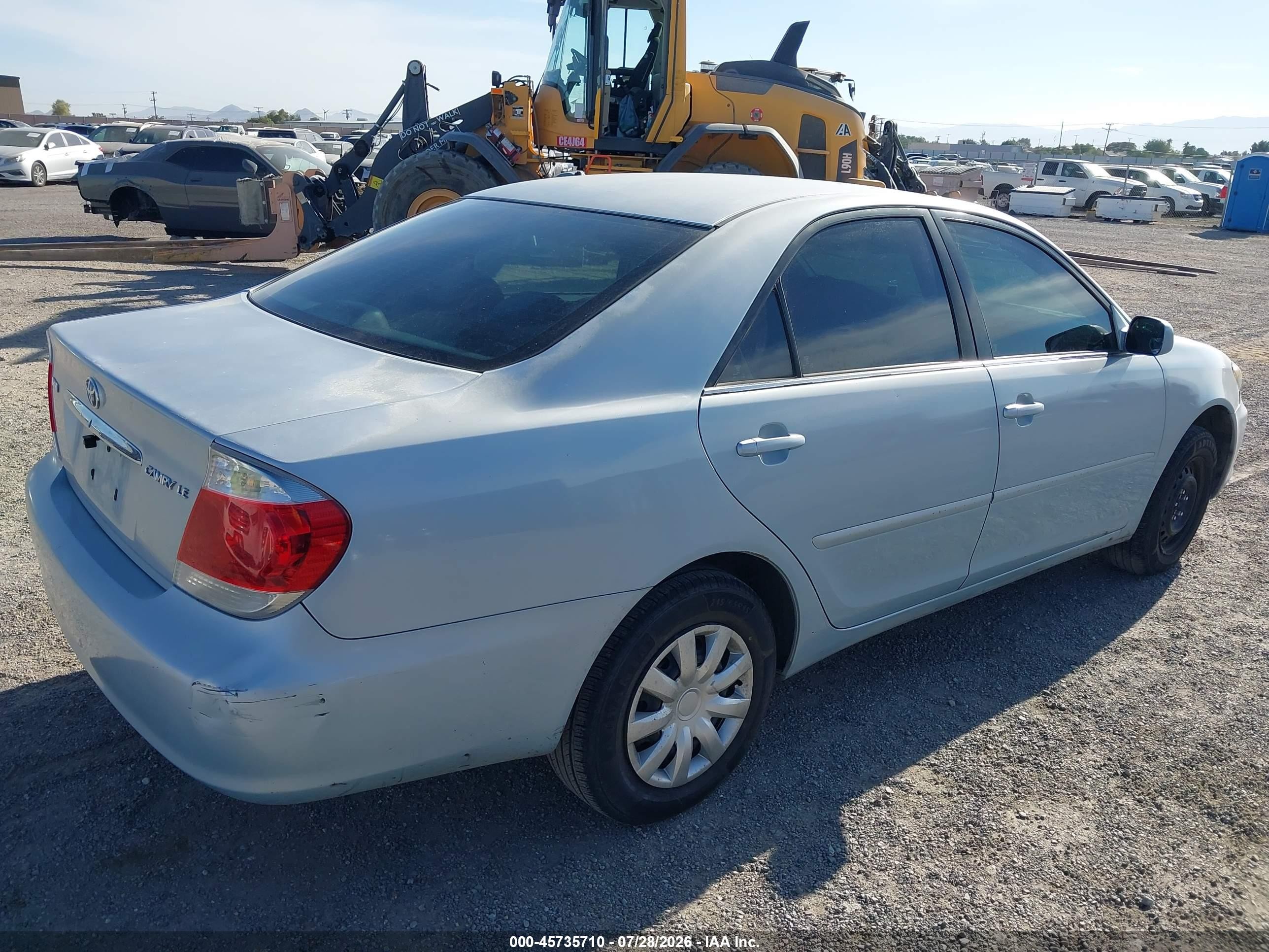 2006 Toyota Camry Le Light Blue vin: 4T1BE32K36U724126
