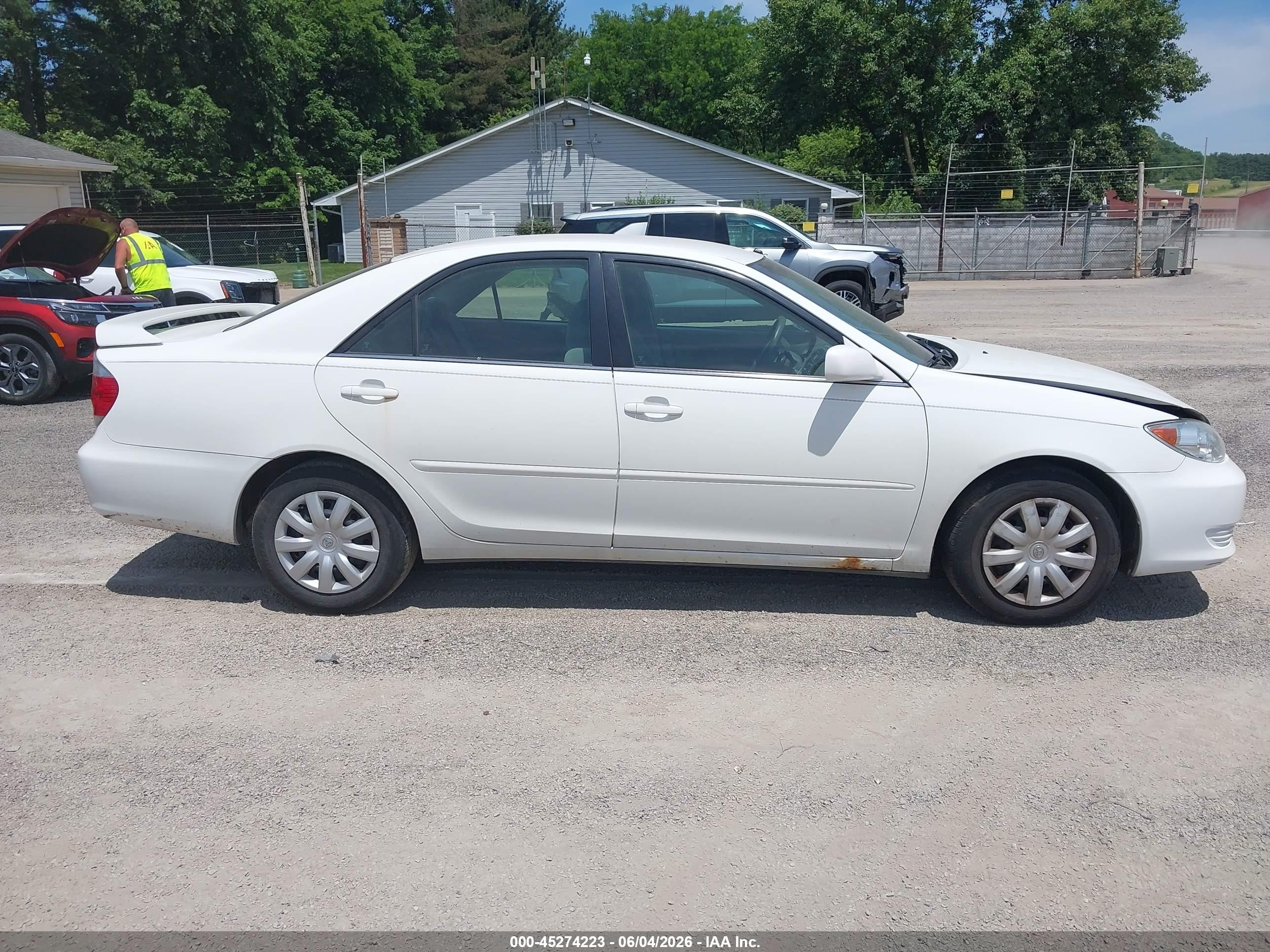2006 Toyota Camry Le Белый vin: 4T1BE32K36U729620