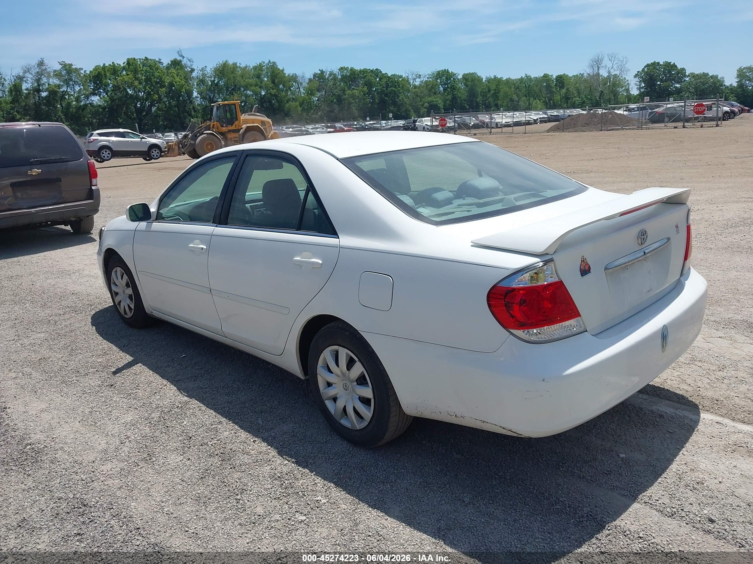 2006 Toyota Camry Le Белый vin: 4T1BE32K36U729620