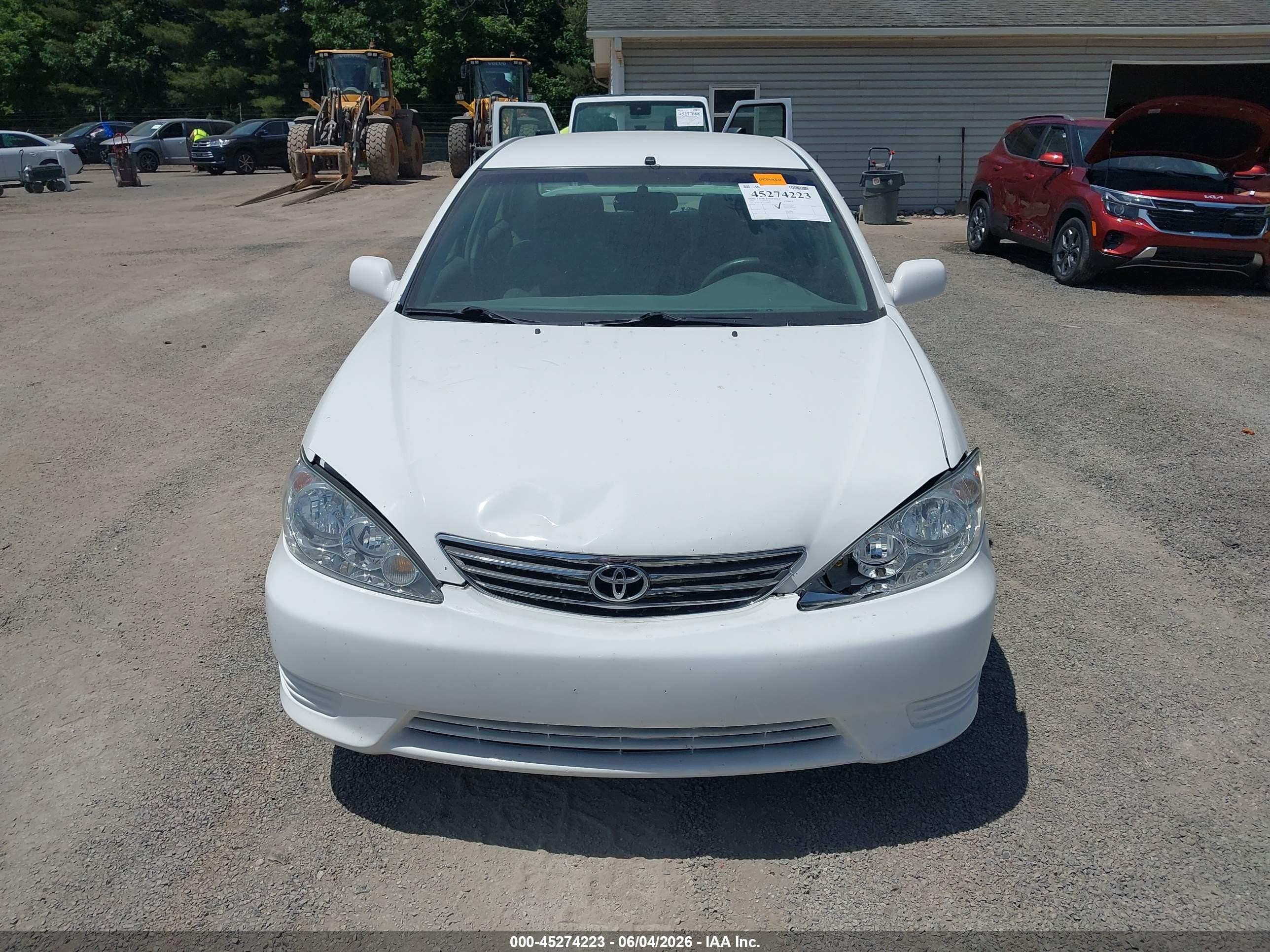 2006 Toyota Camry Le Белый vin: 4T1BE32K36U729620
