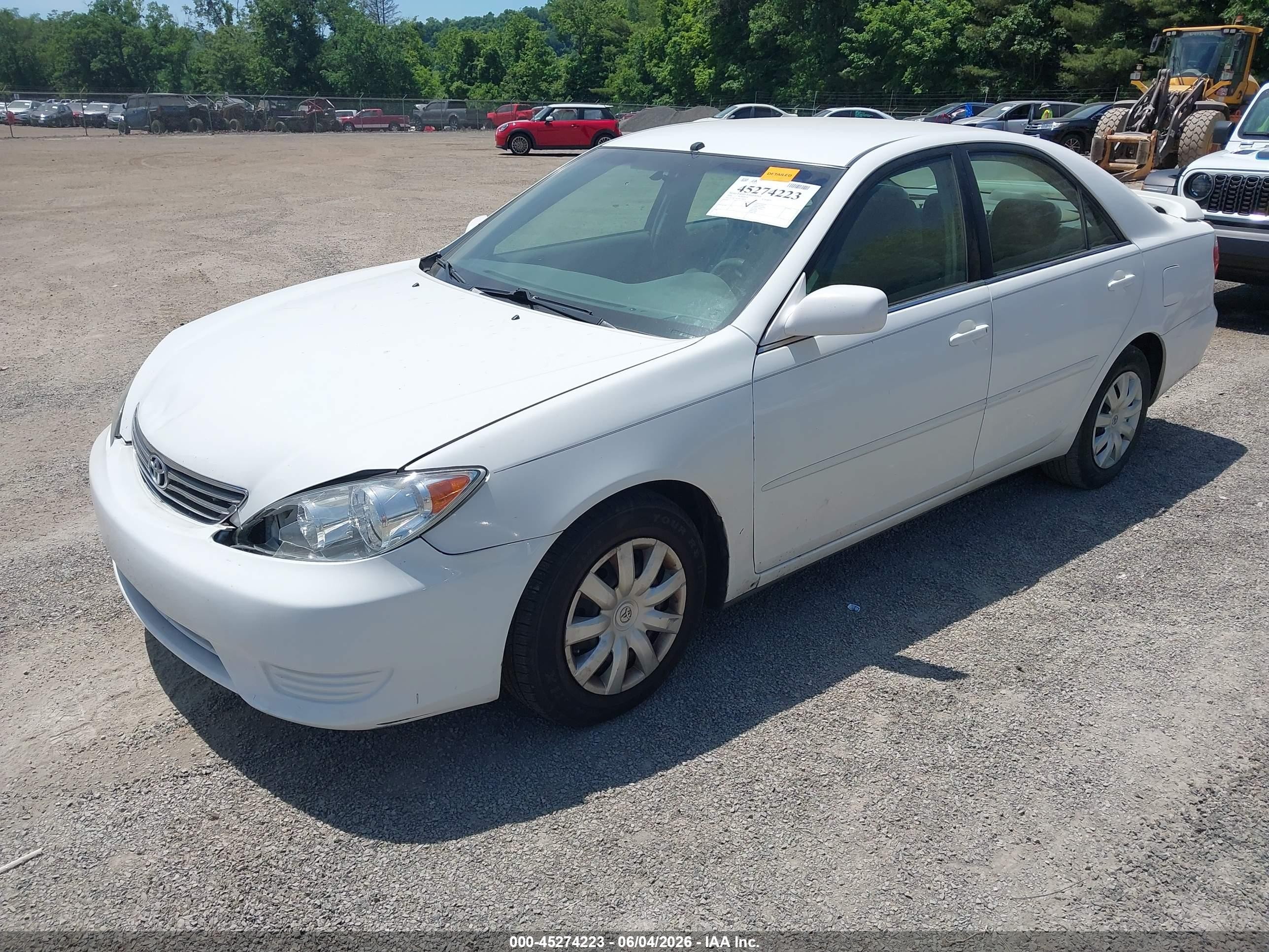 2006 Toyota Camry Le Белый vin: 4T1BE32K36U729620