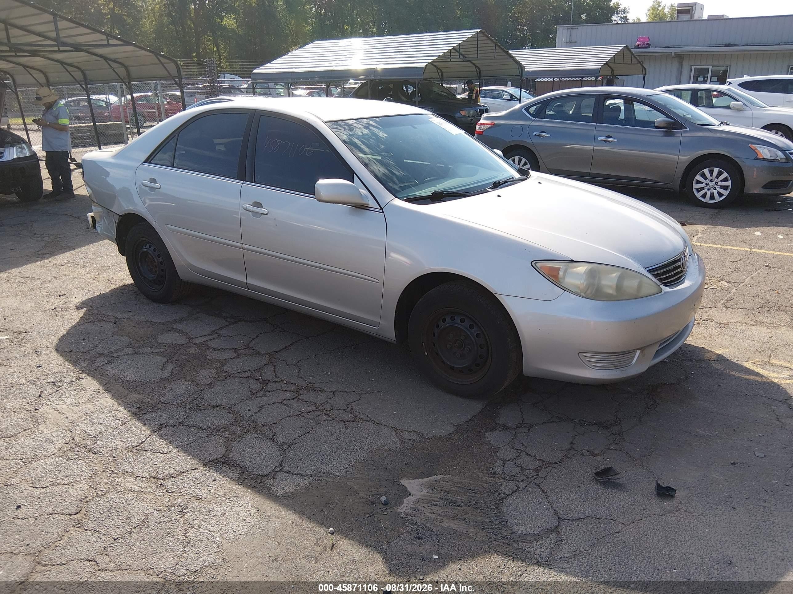 2006 Toyota Camry Le Серебряный vin: 4T1BE32K36U742738