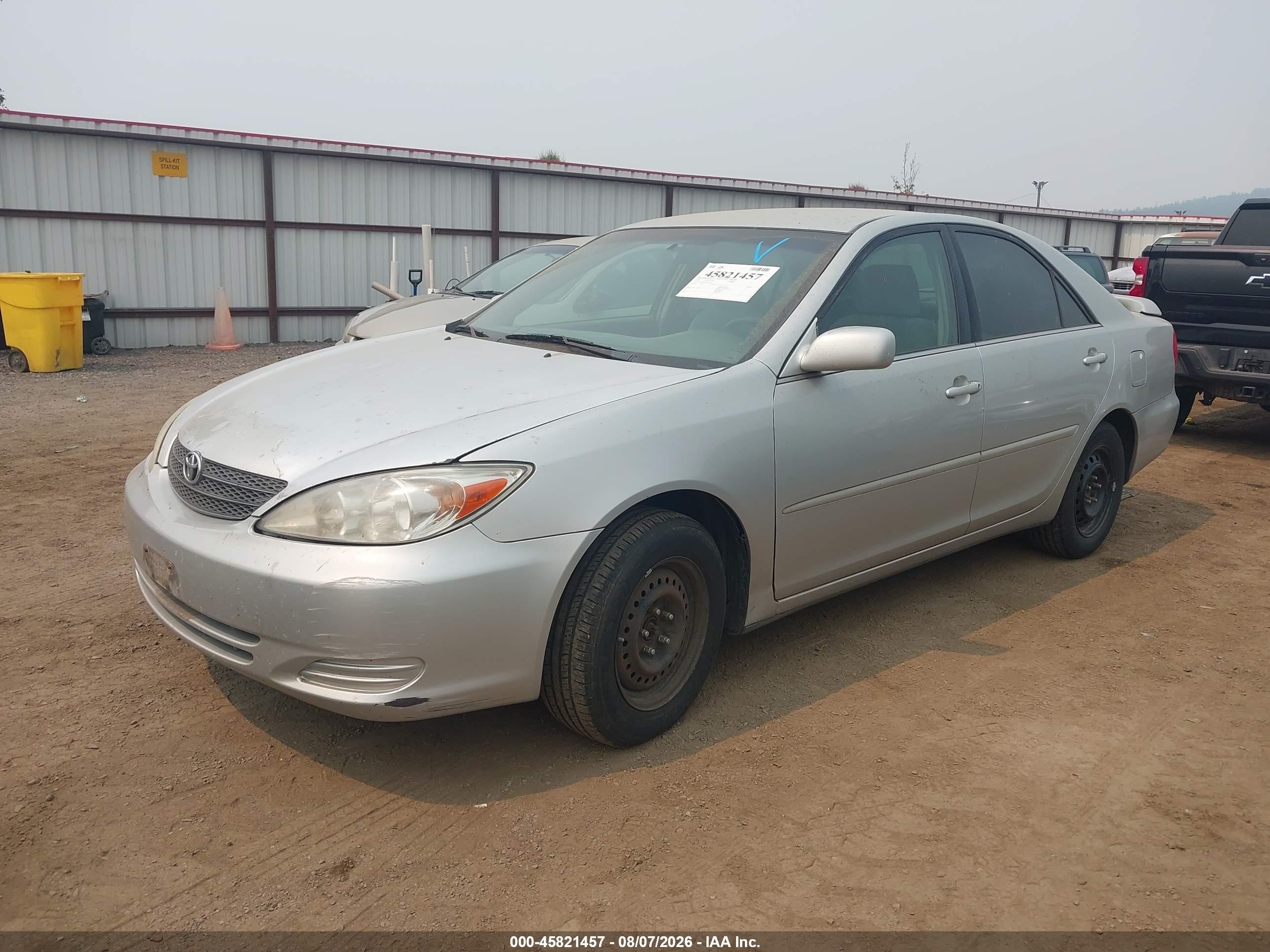 2002 Toyota Camry Le Silver vin: 4T1BE32K42U084972
