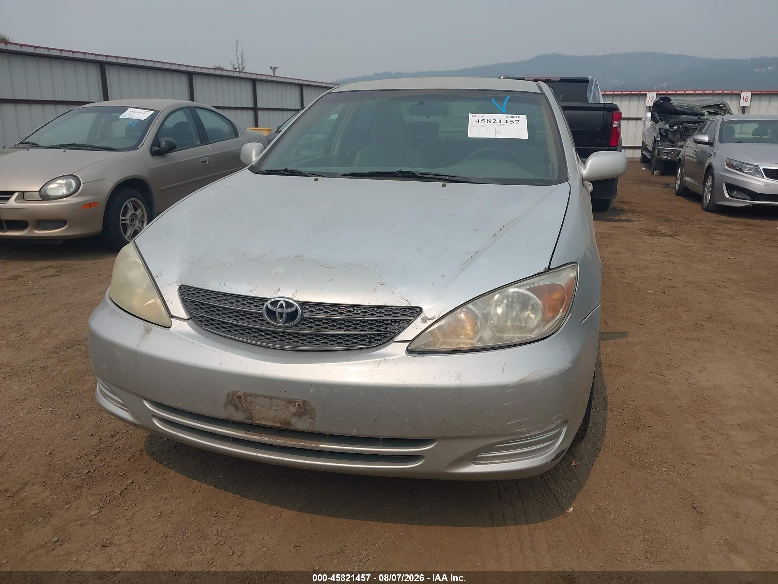 2002 Toyota Camry Le Silver vin: 4T1BE32K42U084972