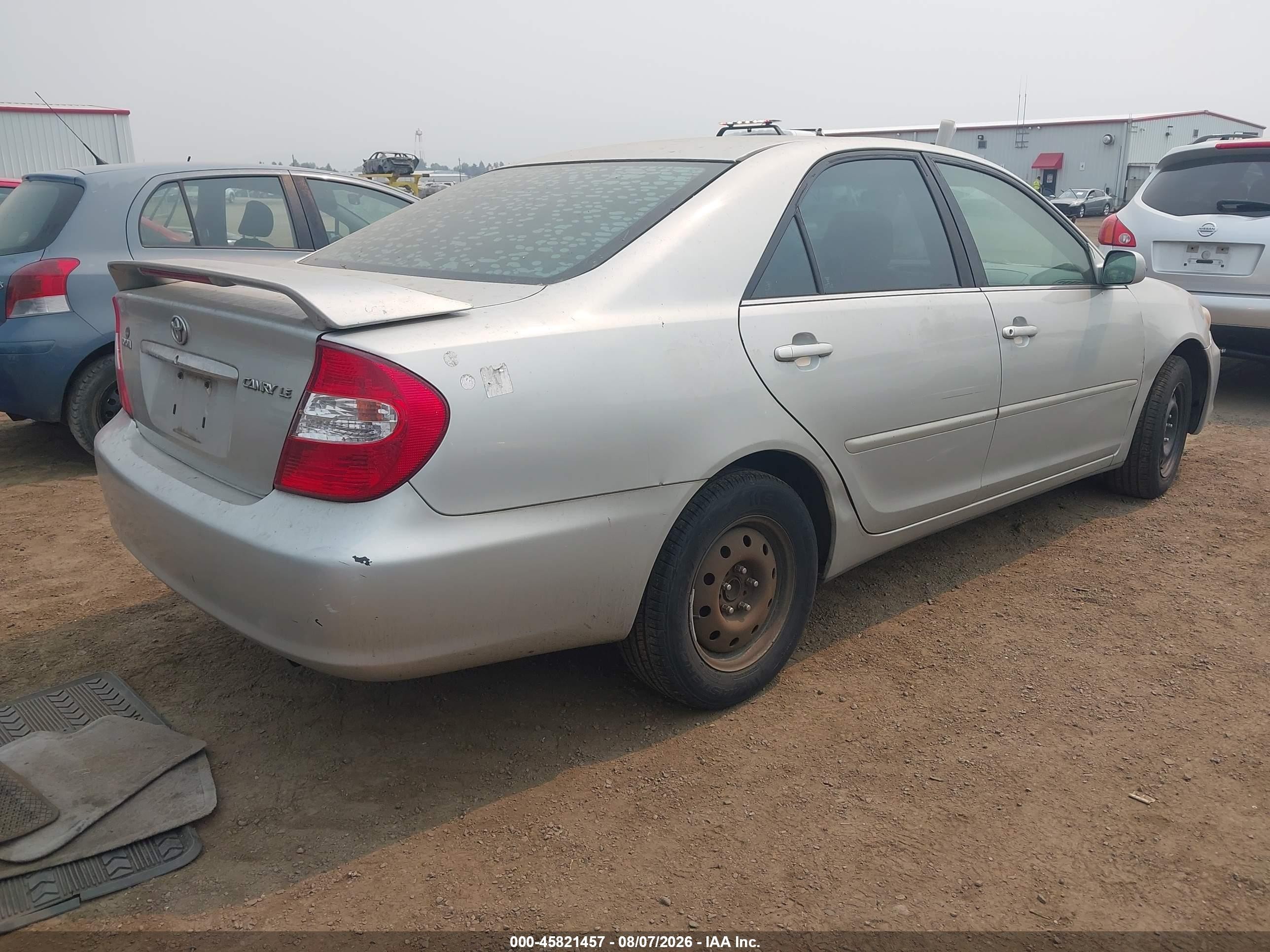 2002 Toyota Camry Le Silver vin: 4T1BE32K42U084972