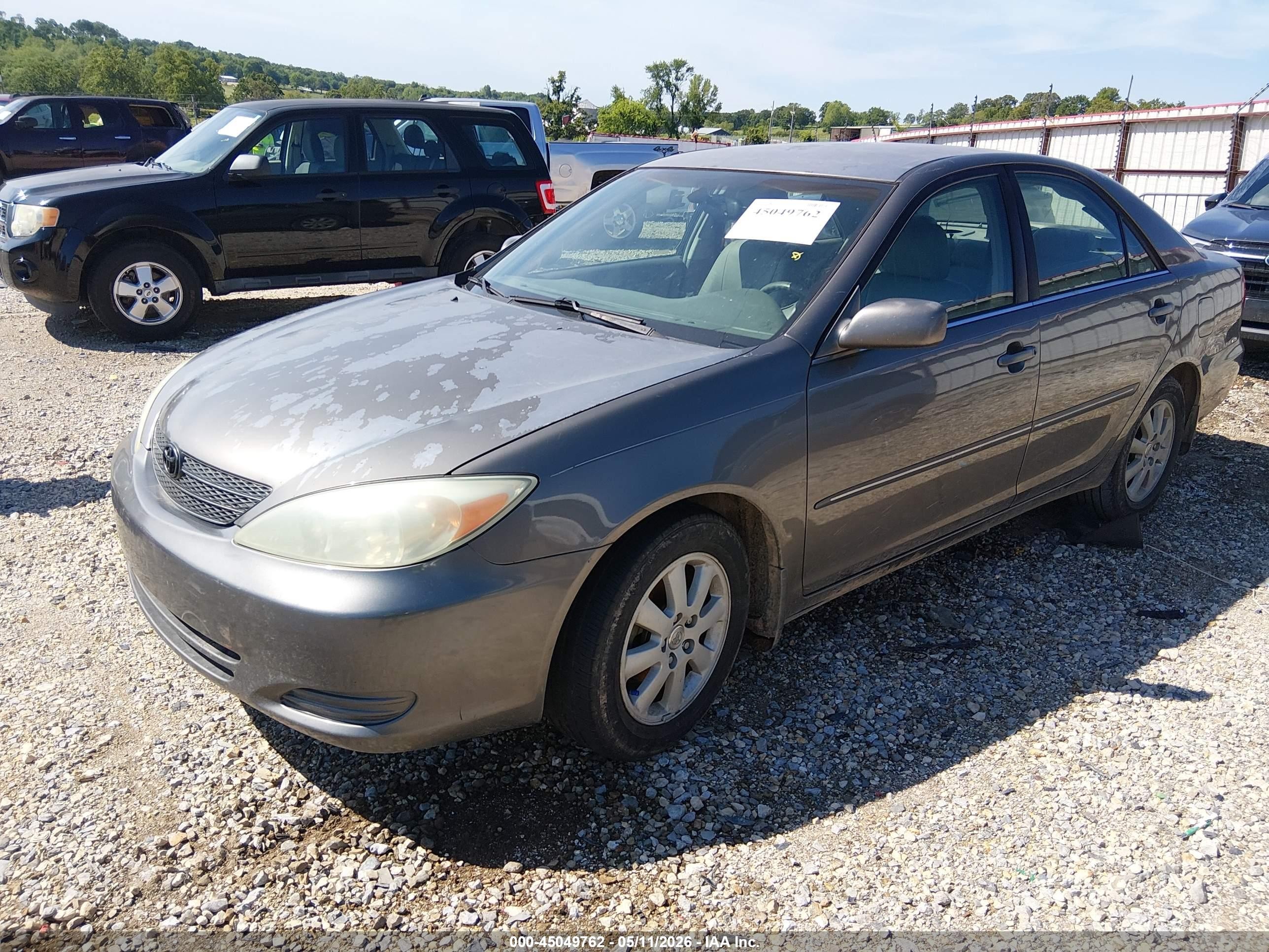 2002 Toyota Camry Xle Серый vin: 4T1BE32K42U615085