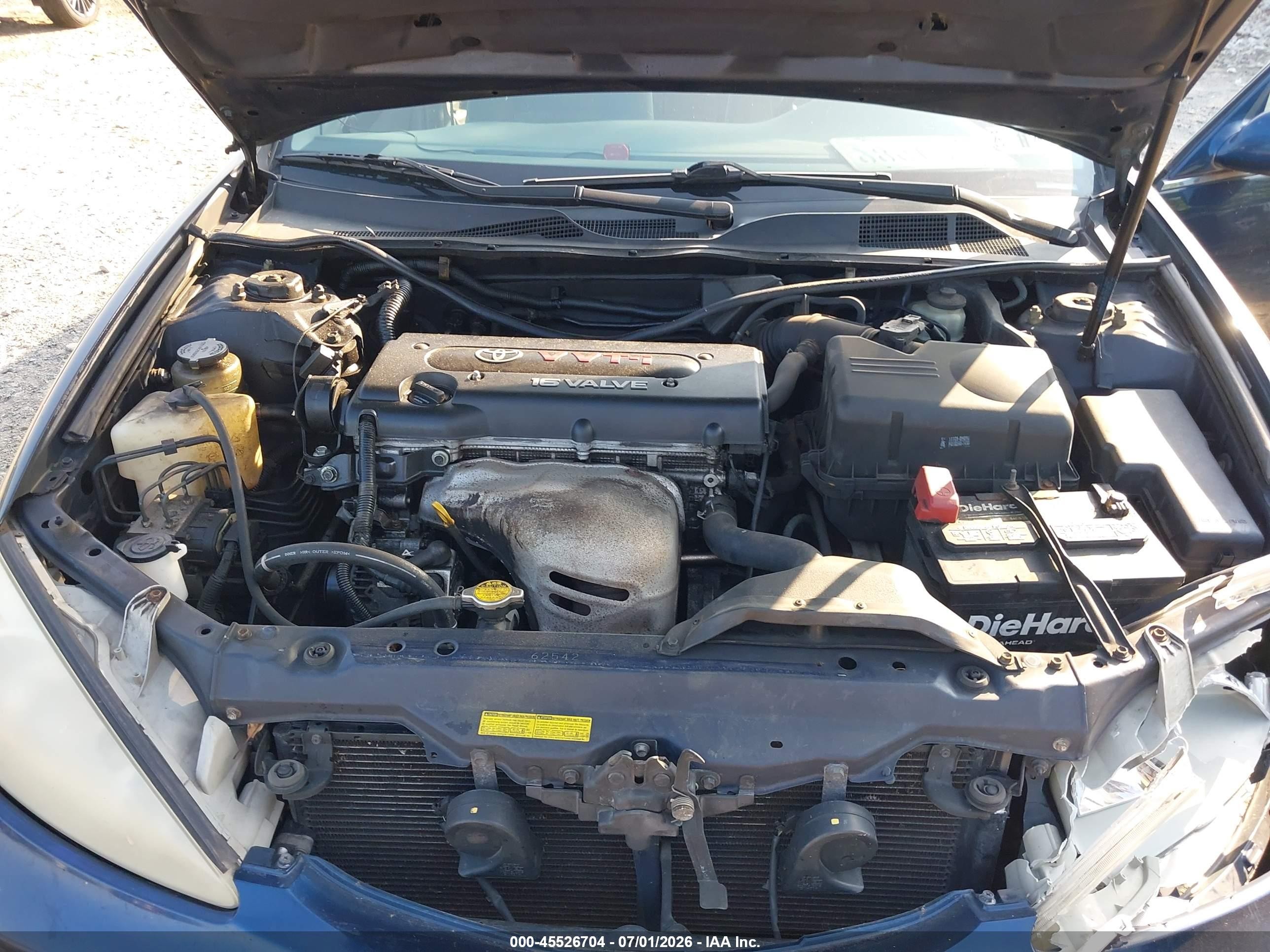 2002 Toyota Camry Le Dark Blue vin: 4T1BE32K42U634364