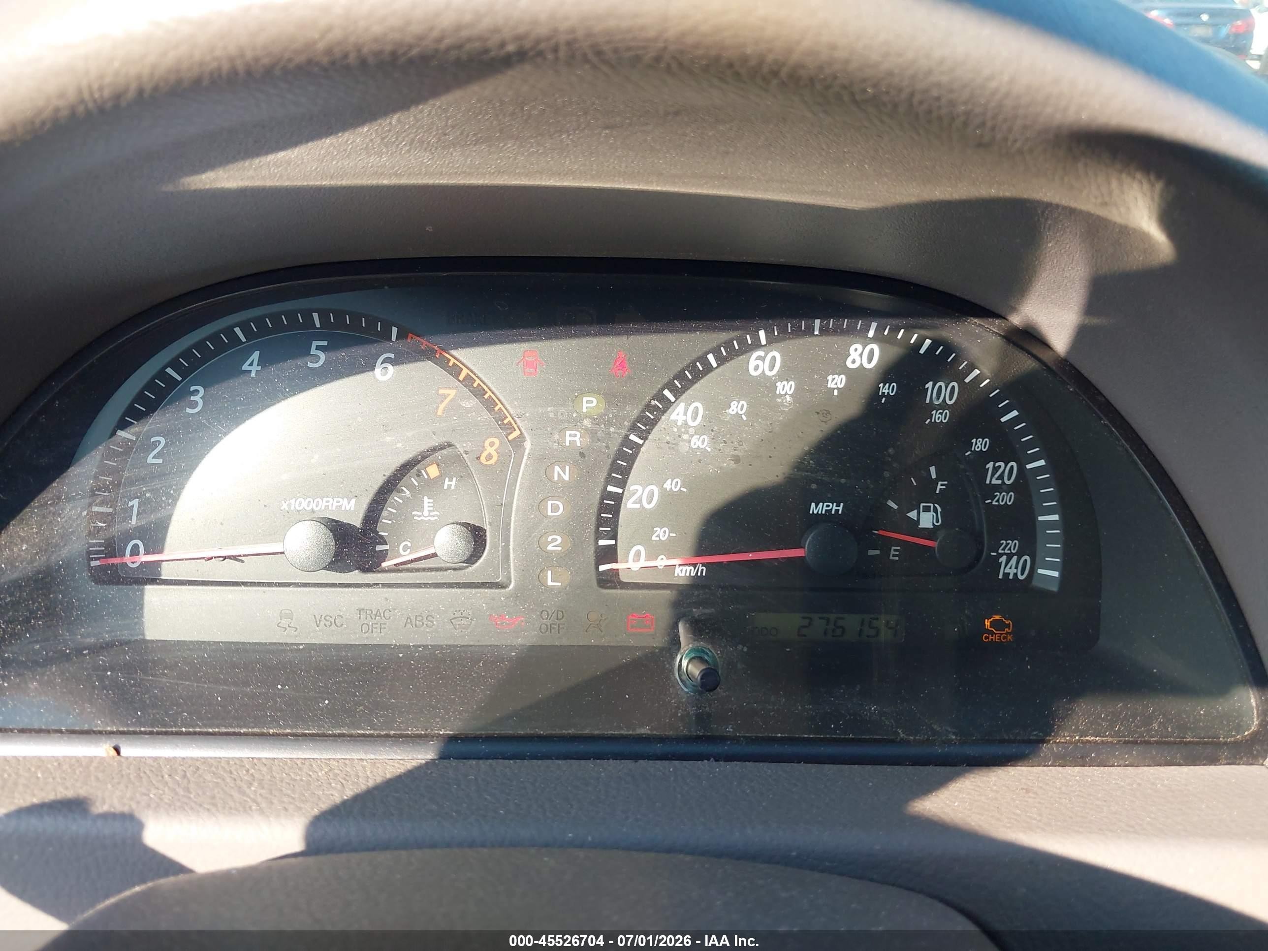 2002 Toyota Camry Le Dark Blue vin: 4T1BE32K42U634364