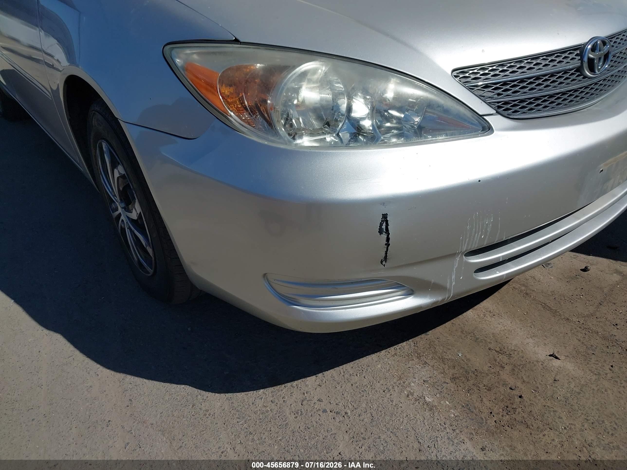 2003 Toyota Camry Le Silver vin: 4T1BE32K43U123772
