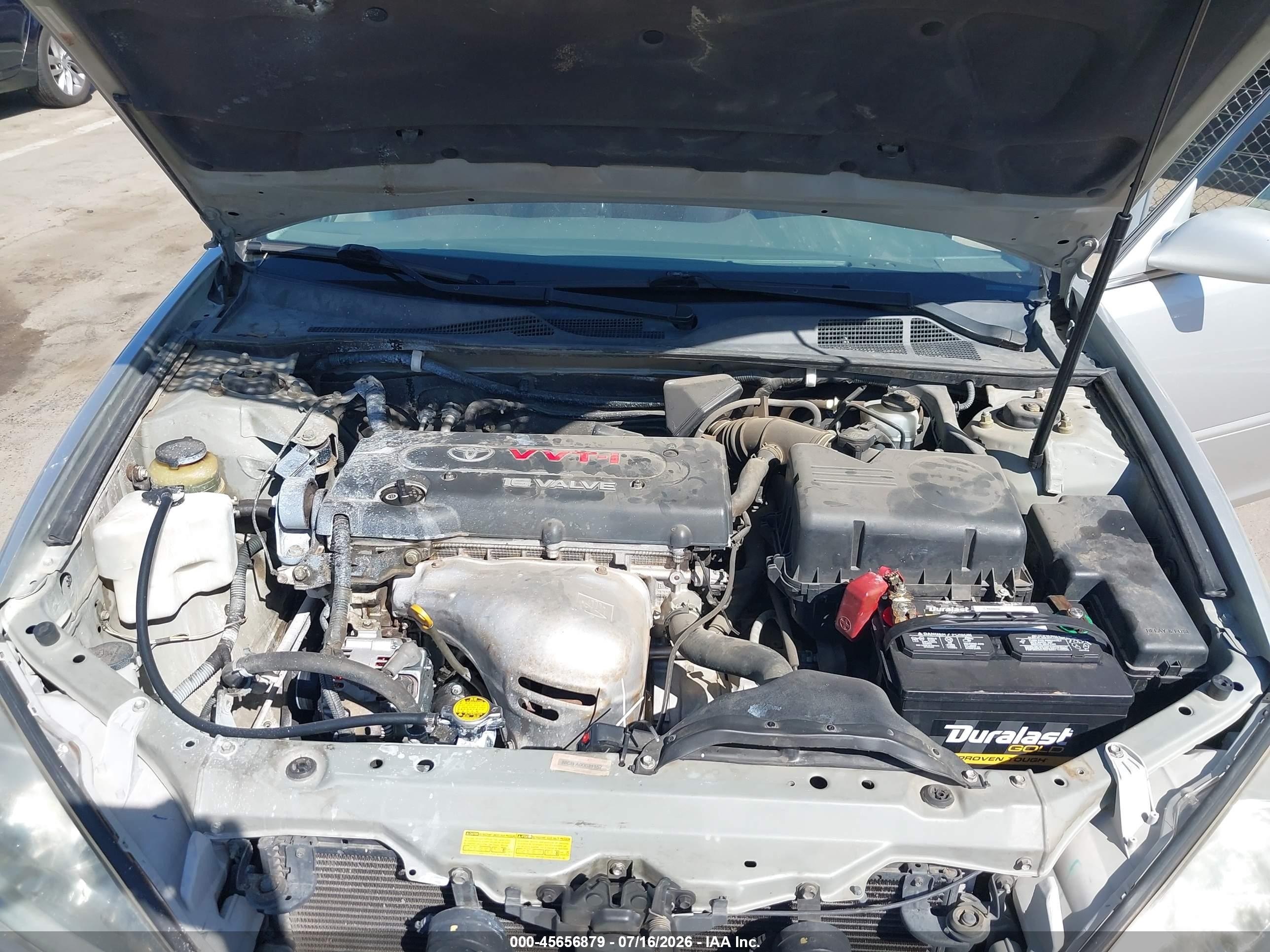 2003 Toyota Camry Le Silver vin: 4T1BE32K43U123772