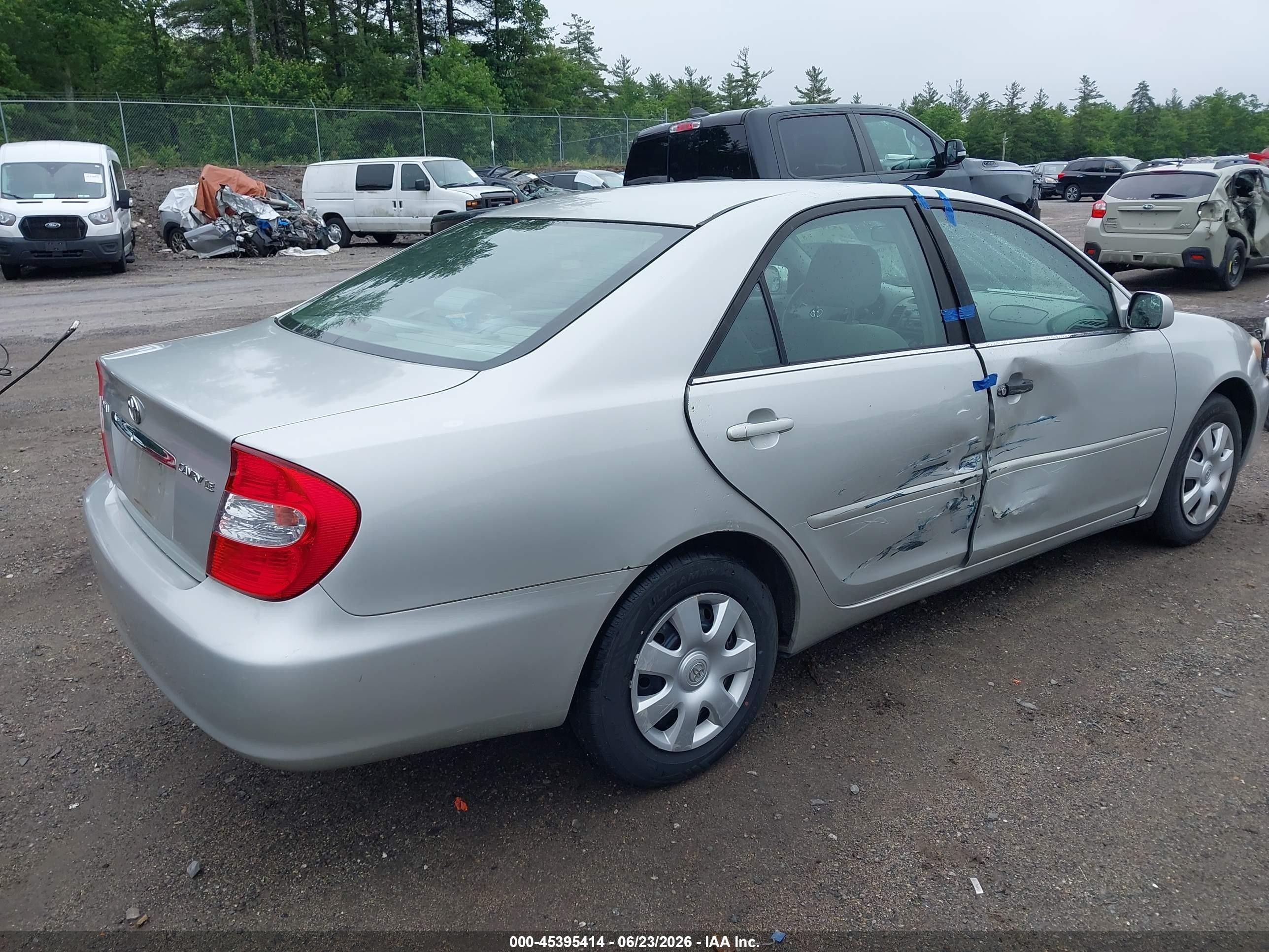 2003 Toyota Camry Le Серебряный vin: 4T1BE32K43U130754