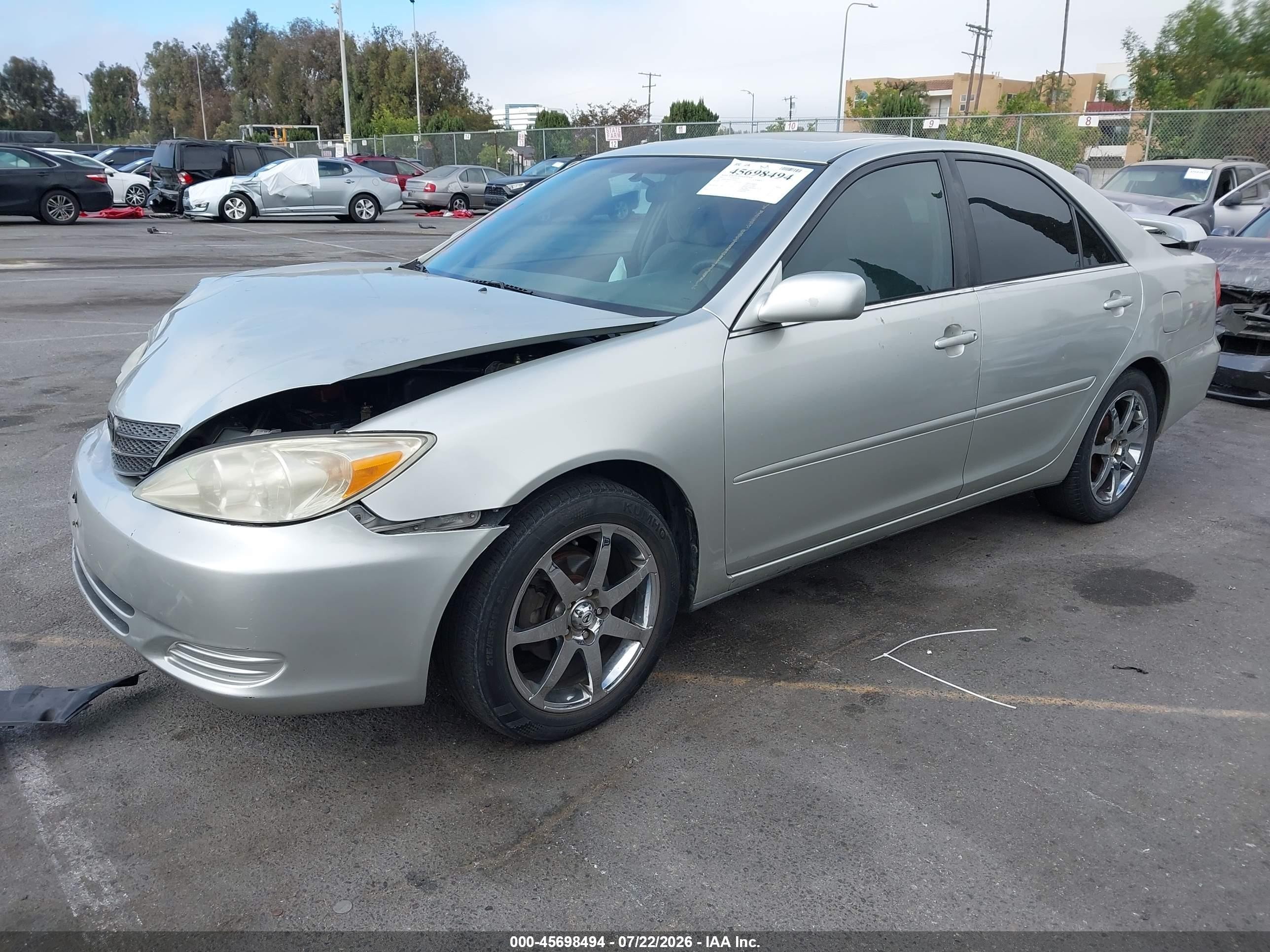 2003 Toyota Camry Le Silver vin: 4T1BE32K43U154262