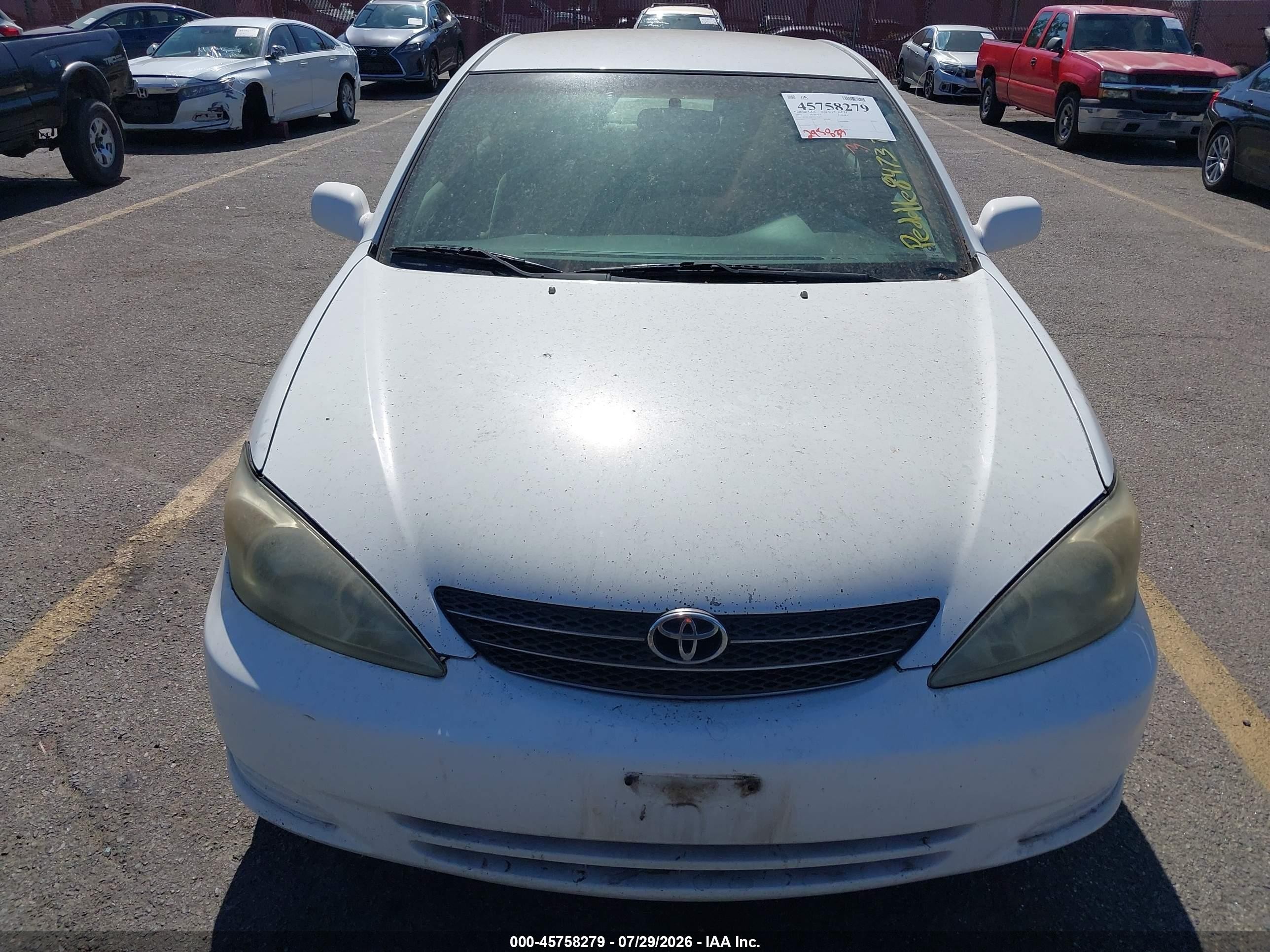 2003 Toyota Camry Le White vin: 4T1BE32K43U158473