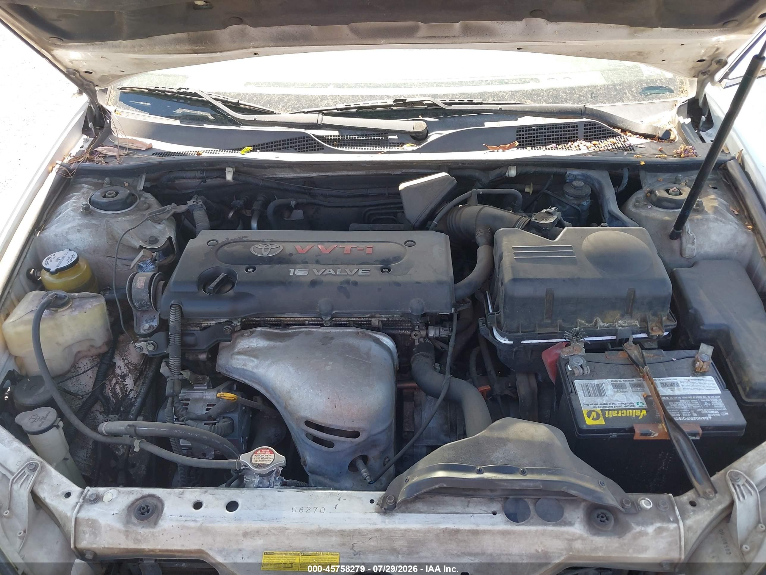2003 Toyota Camry Le White vin: 4T1BE32K43U158473