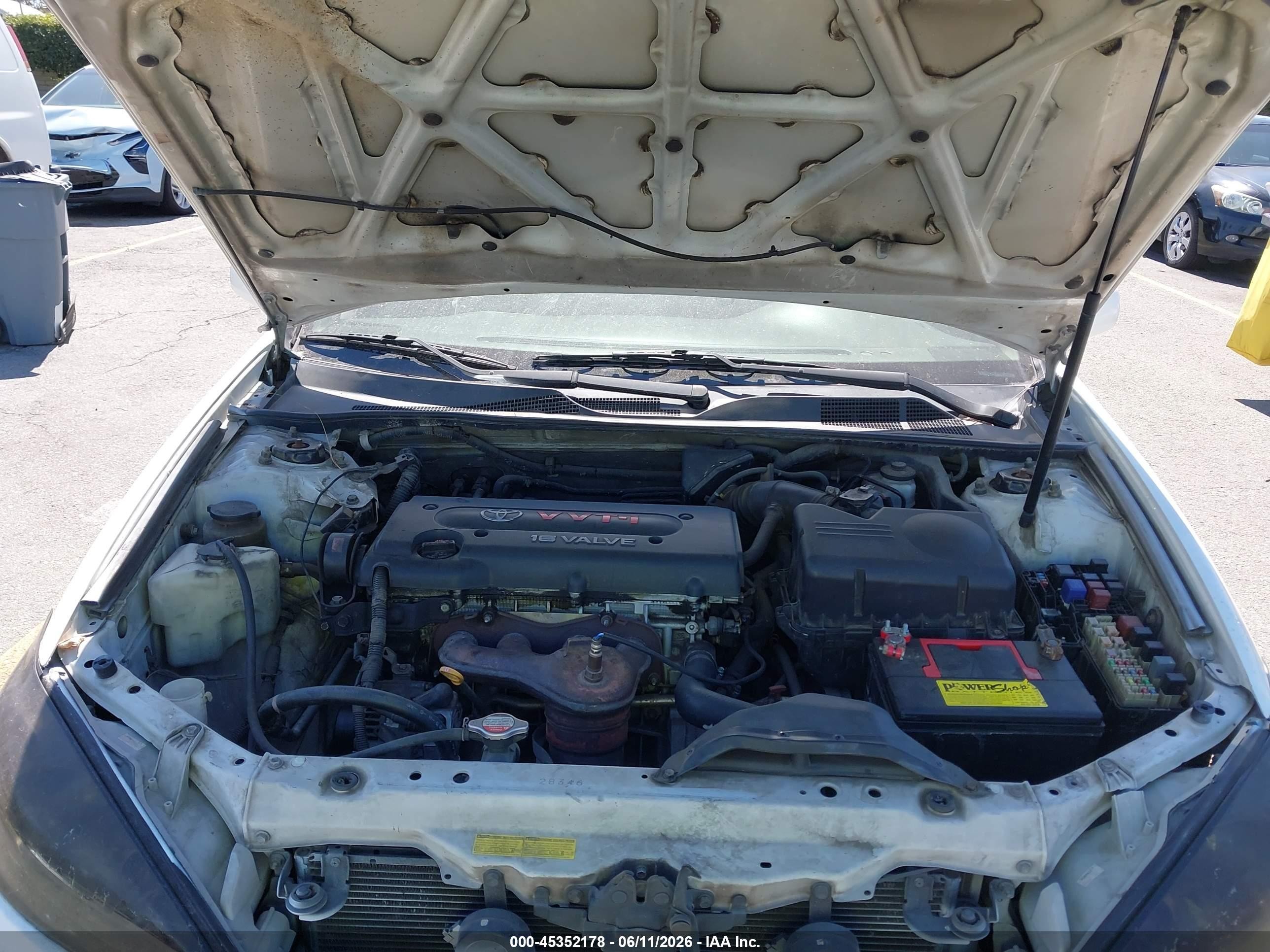2003 Toyota Camry Le White vin: 4T1BE32K43U173135