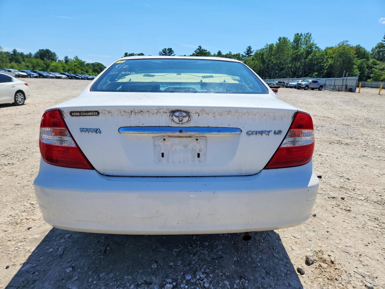 2003 Toyota Camry Le White vin: 4T1BE32K43U198228
