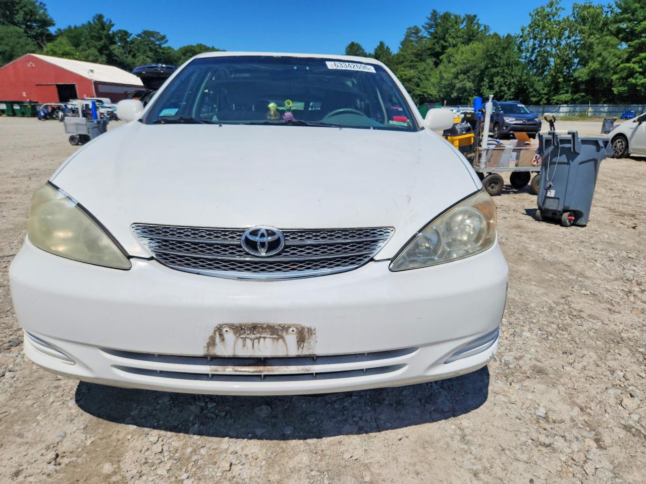 2003 Toyota Camry Le White vin: 4T1BE32K43U198228