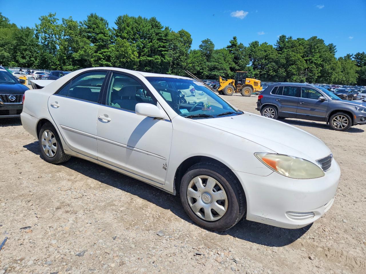 2003 Toyota Camry Le White vin: 4T1BE32K43U198228