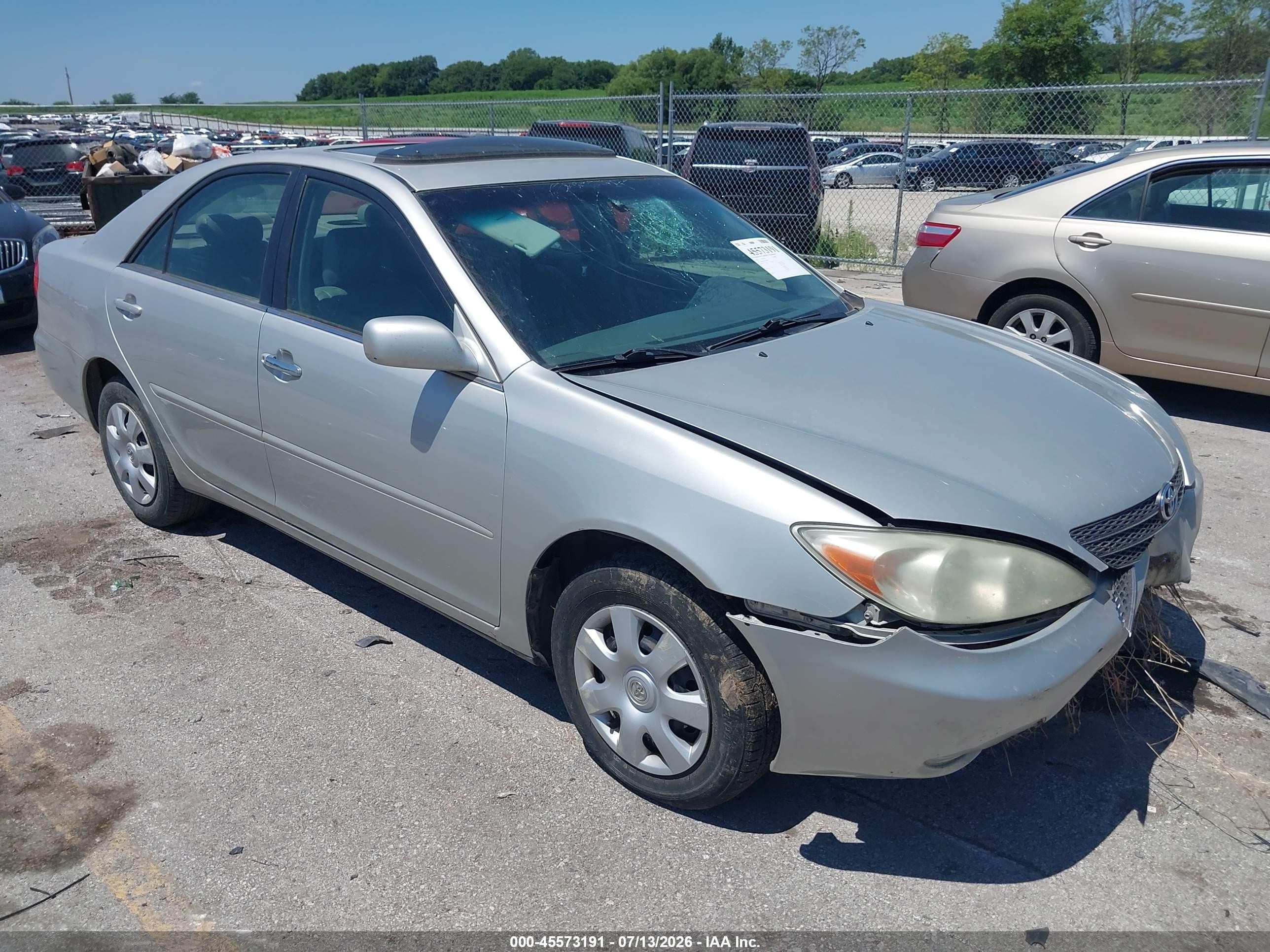 2003 Toyota Camry Le Silver vin: 4T1BE32K43U206098