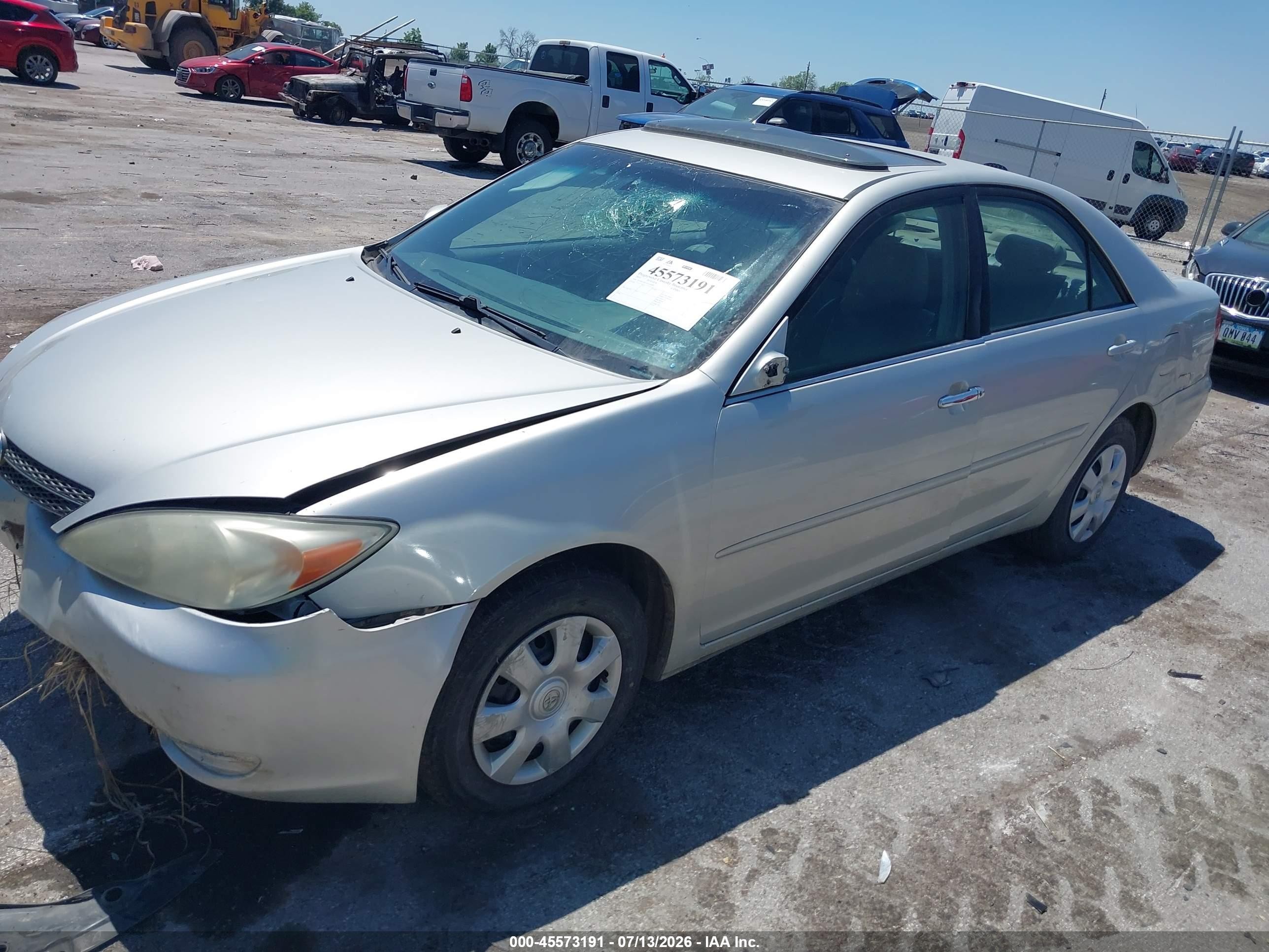 2003 Toyota Camry Le Silver vin: 4T1BE32K43U206098
